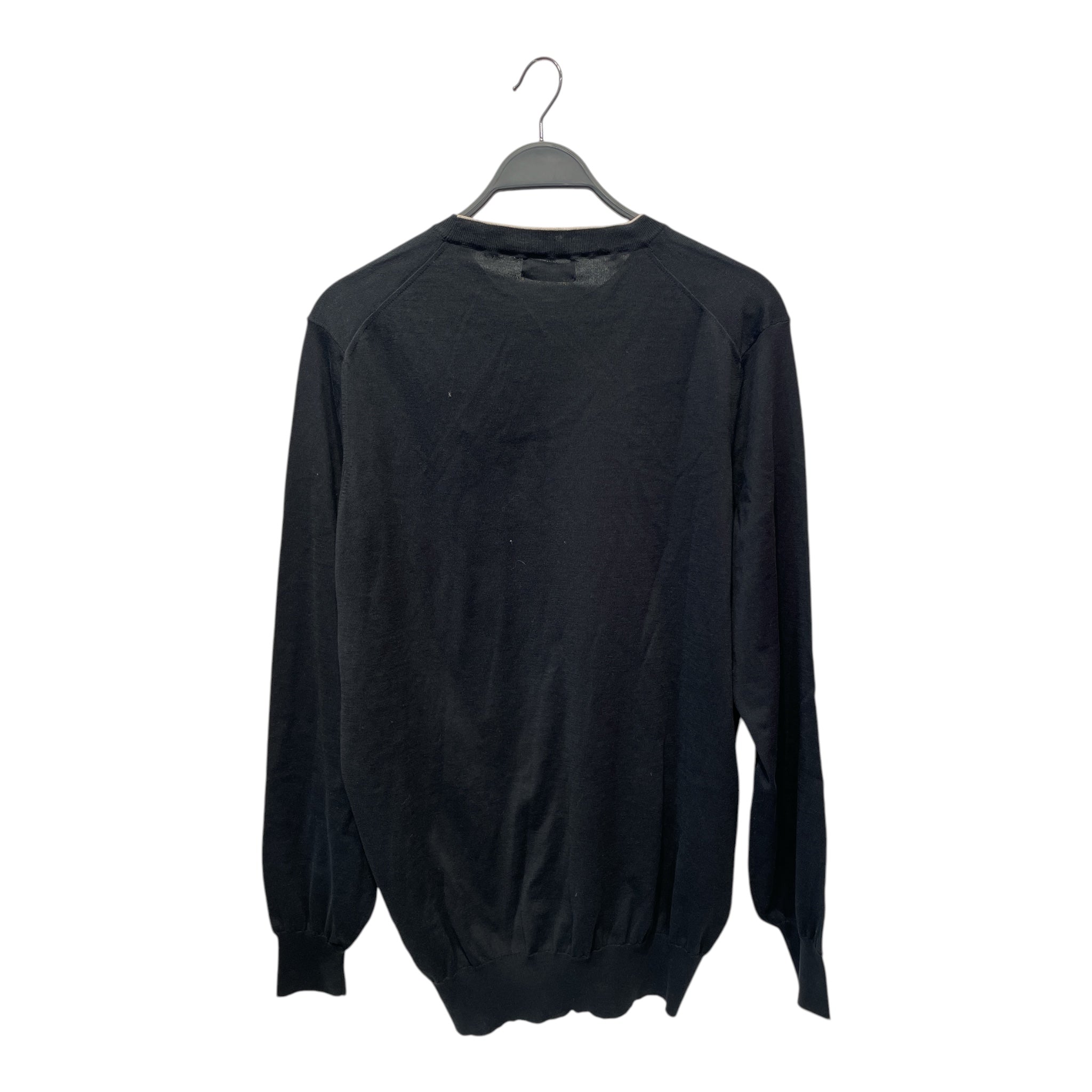 BRUNELLO CUCINELLI/Sweater/56/Cotton/BLK/ view 2