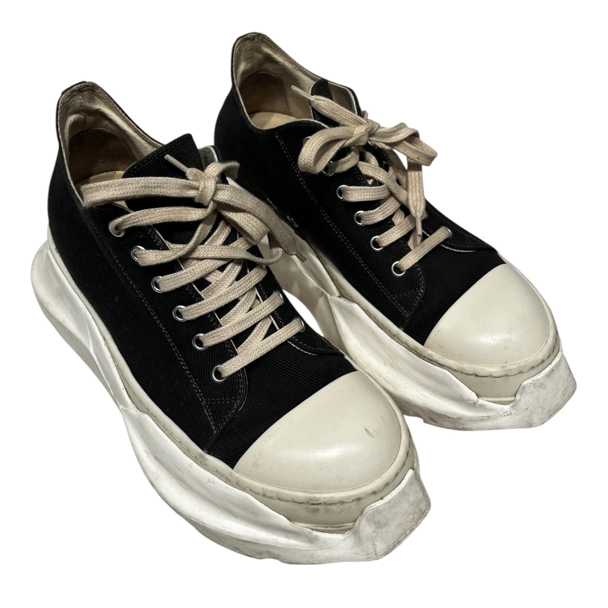 Rick Owens/Low-Sneakers/US 9/Cotton/BLK/RICK OWENA PLATFORM SNEAKERS view 1