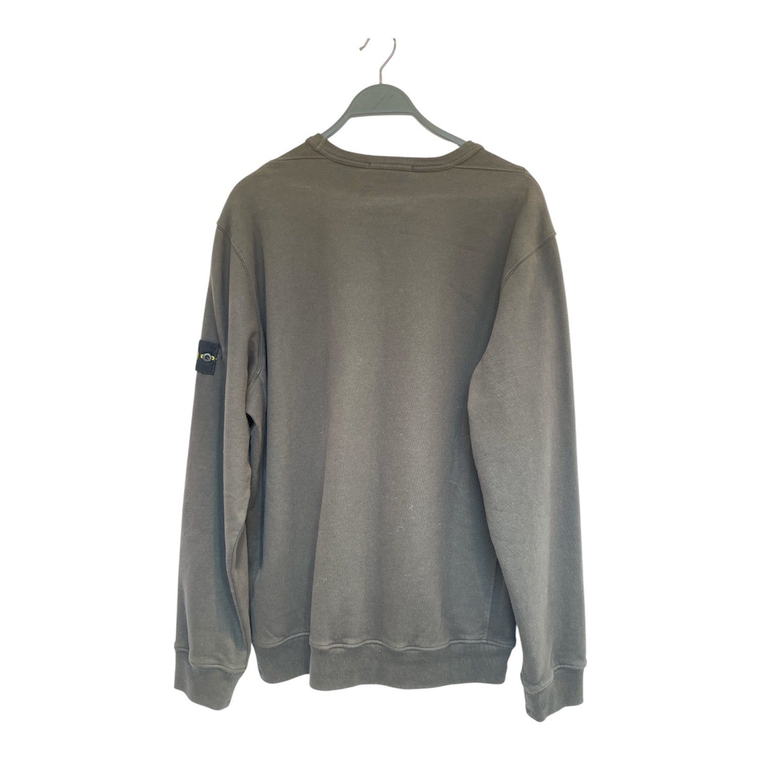 STONE ISLAND/Sweatshirt/XL/Cotton/BLK/basic stone island crew neck view 2