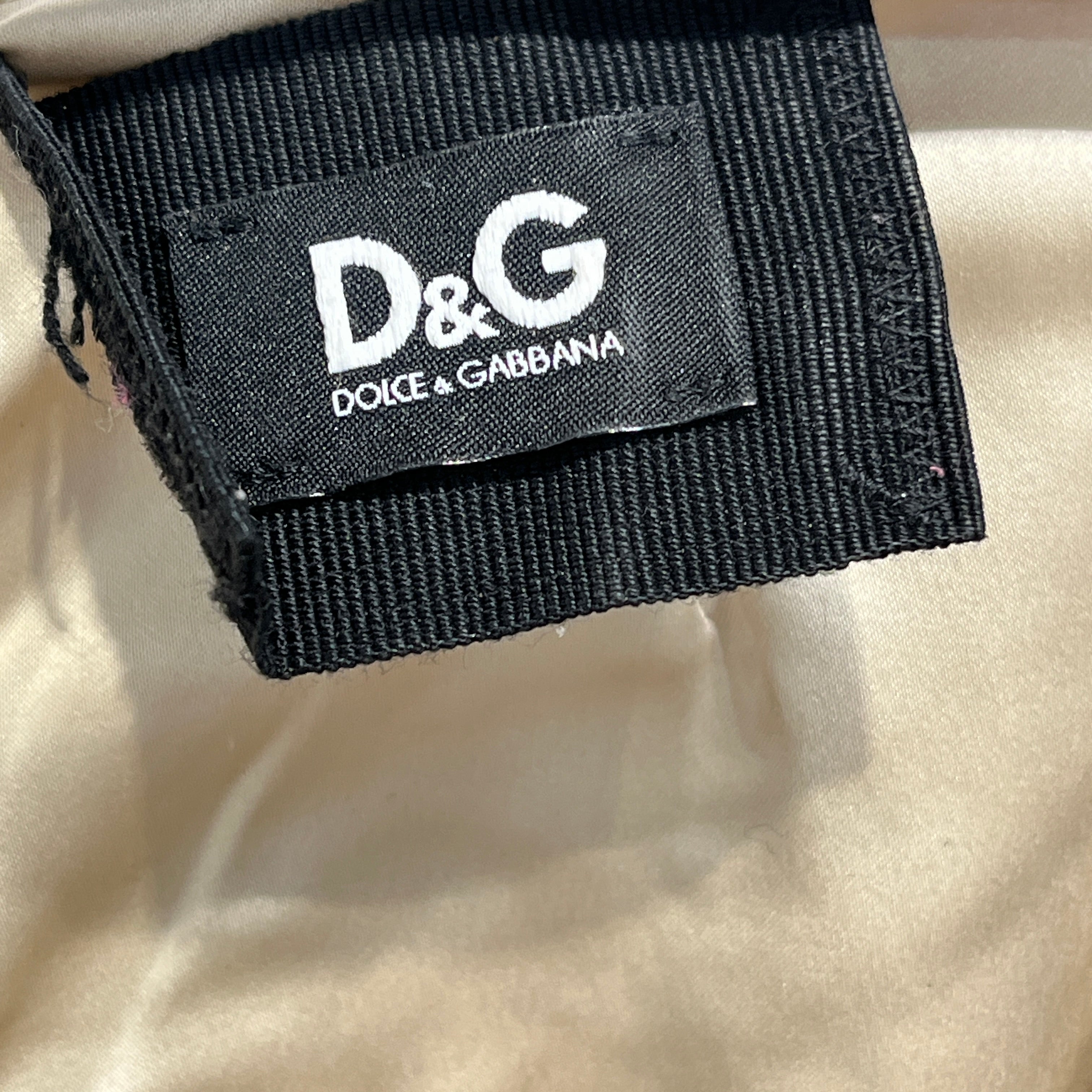 DOLCE&GABBANA/SS Dress/44/Floral Pattern/Cotton/WHT/CP: 111/04107 view 3