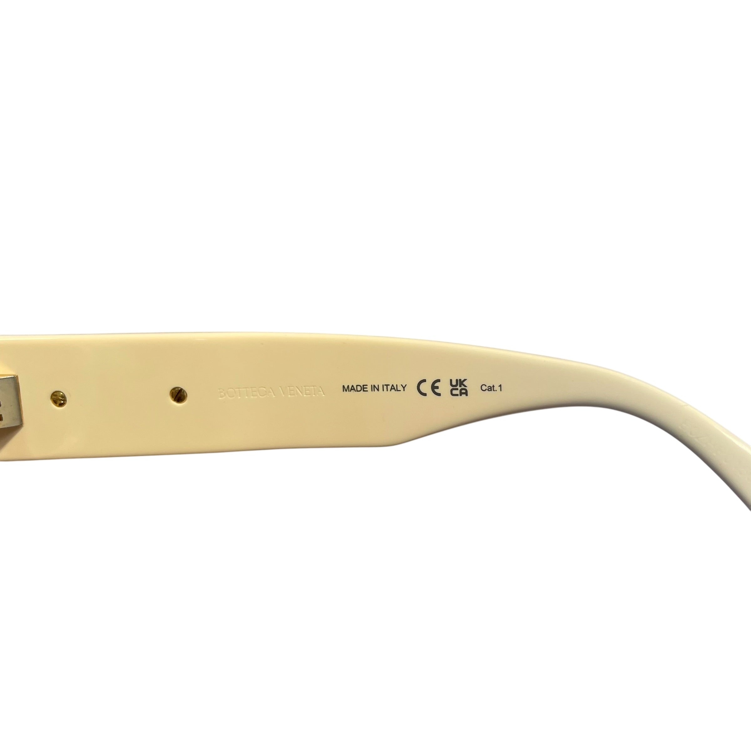 BOTTEGA VENETA/Sunglasses/Plastic/IVR/CREAM W YELLOW LENSES view 5