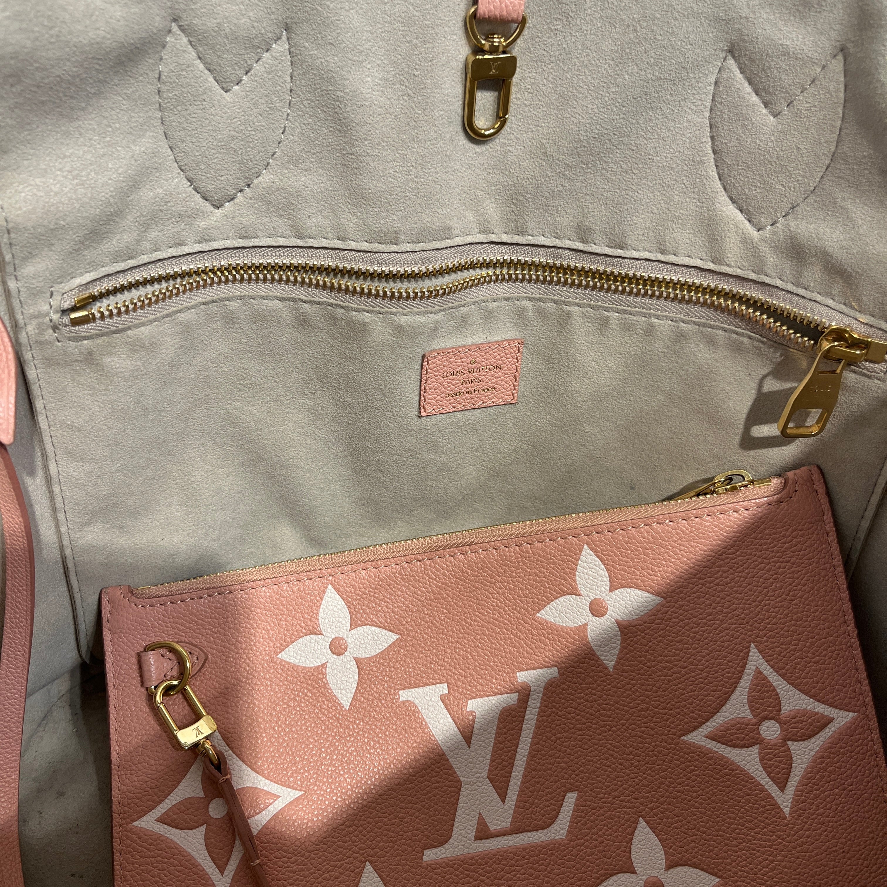 LOUIS VUITTON/Bag/Monogram/Leather/PNK/GIANT MONOGRAM EMP view 5