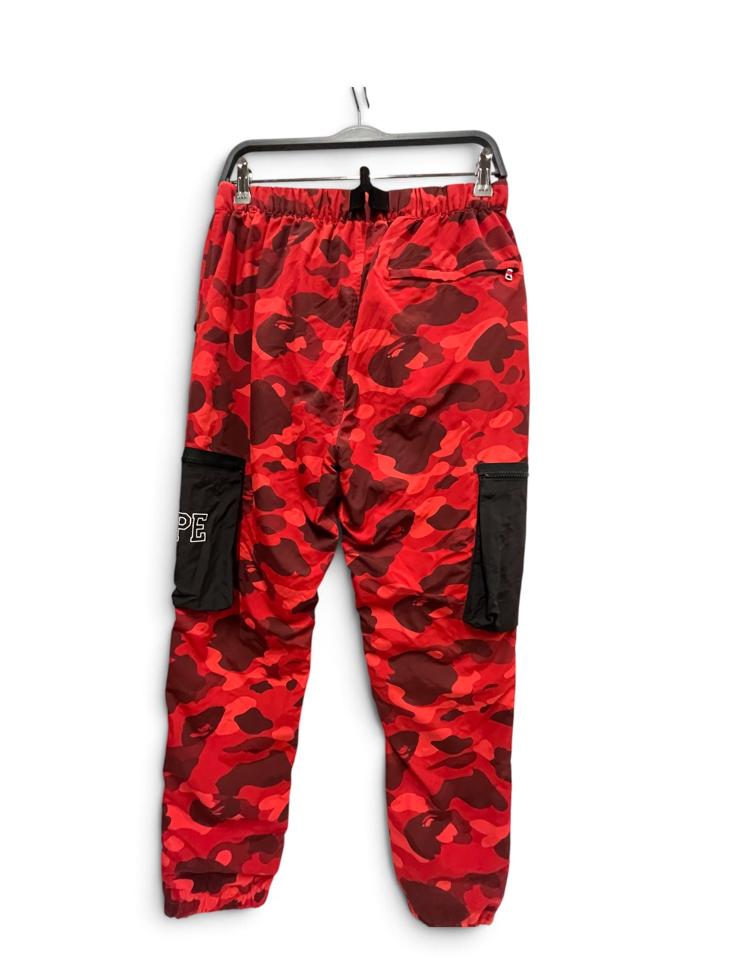 A BATHING APE/Cargo Pants/M/Cotton/RED/Camouflage/ view 2