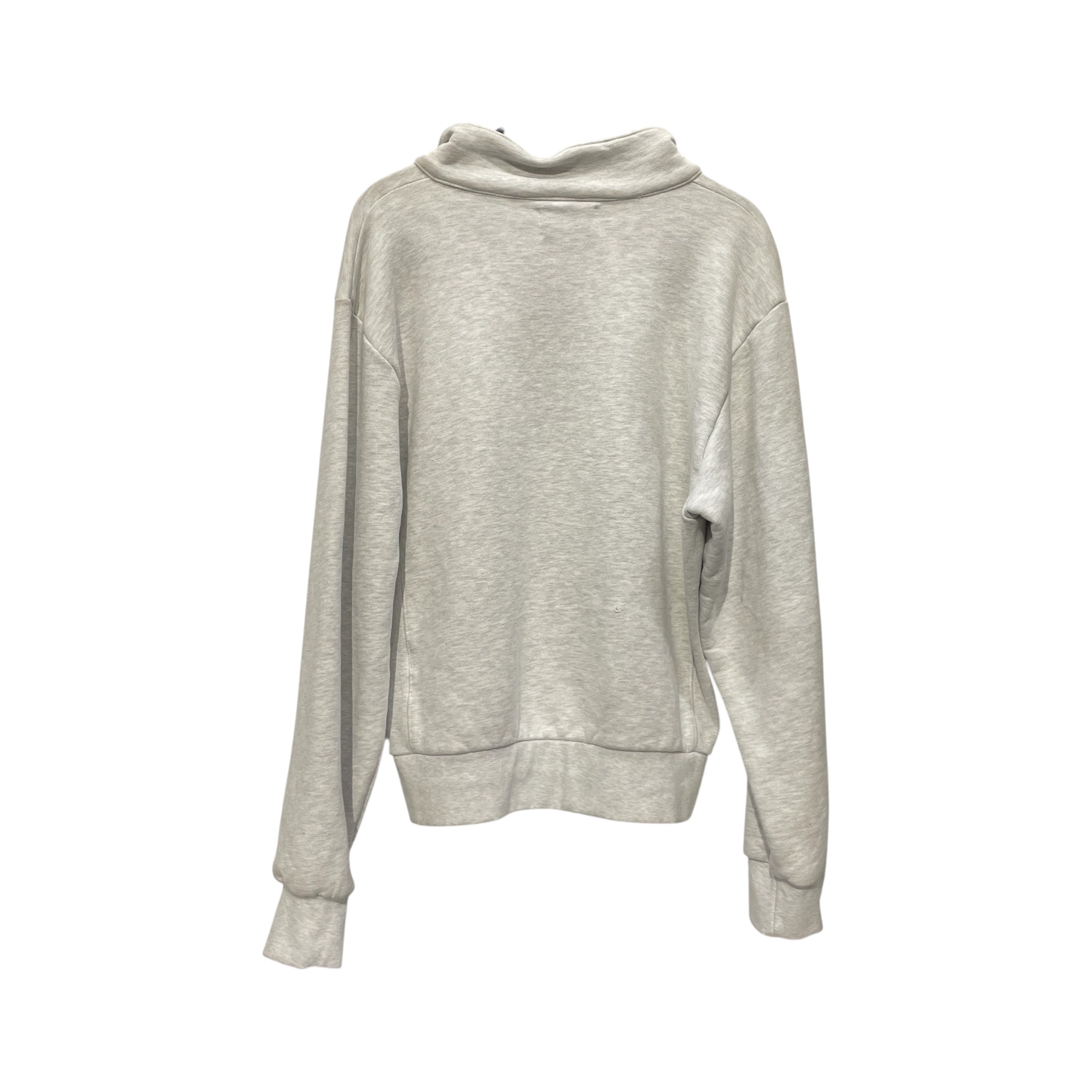 DENIM TEARS/Fleece Jkt/L/Cotton/GRY/QUARTER ZIP view 2
