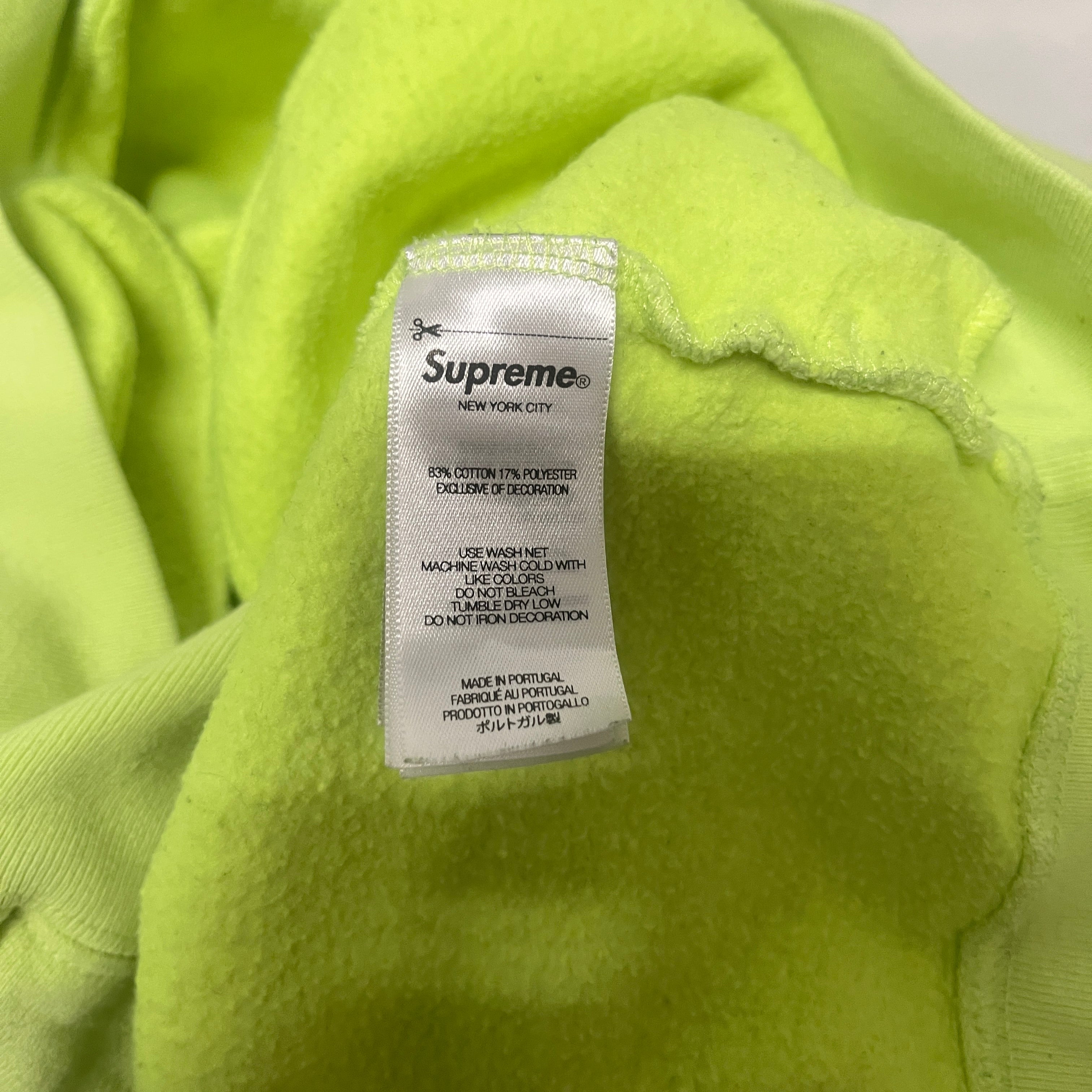 Supreme/Sweatshirt/L/Cotton/YEL/SMALL BOX LOGO QURT ZIP view 4