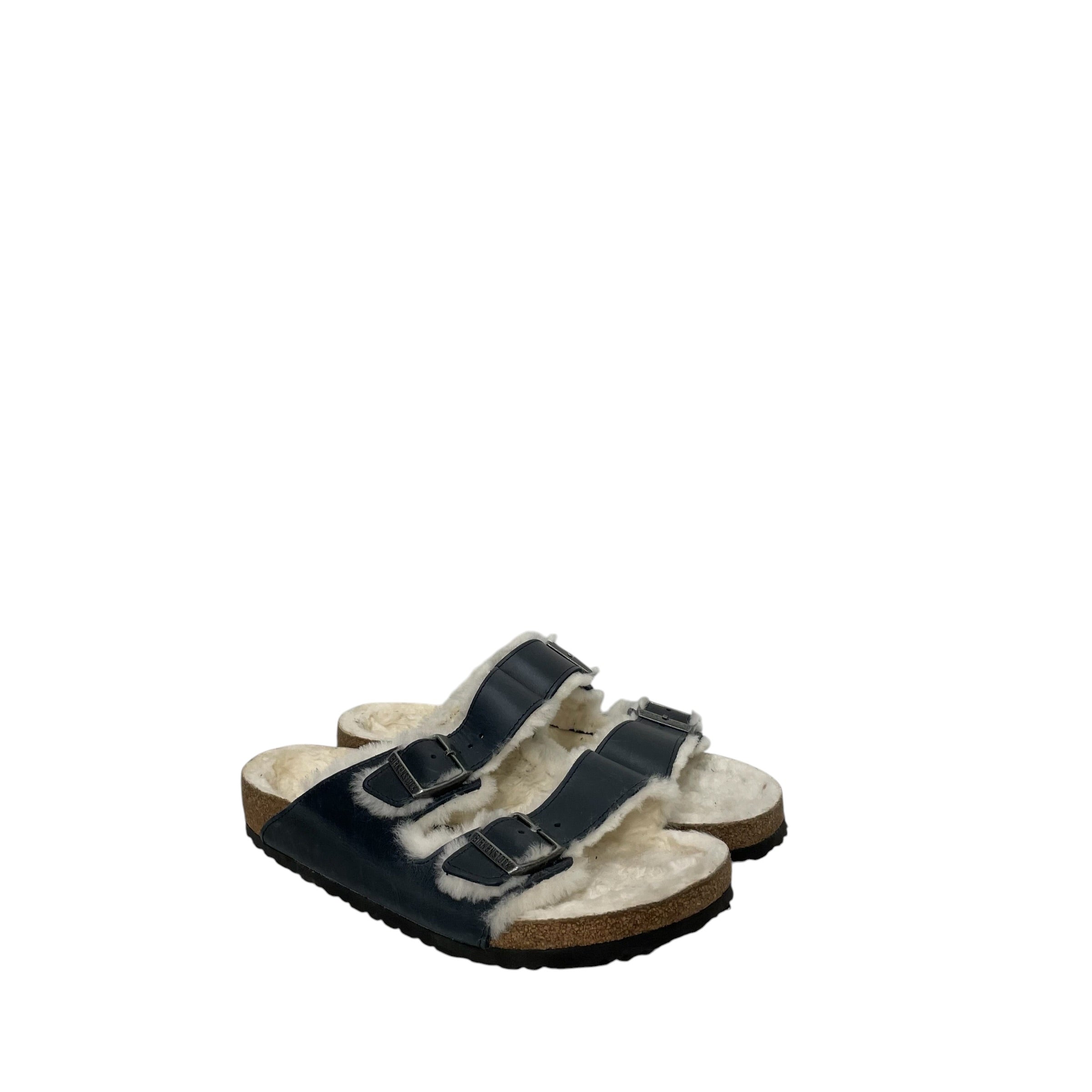 BIRKENSTOCK/Sandals/EU 43/NVY/ARIZONZA SHEARLING view 1