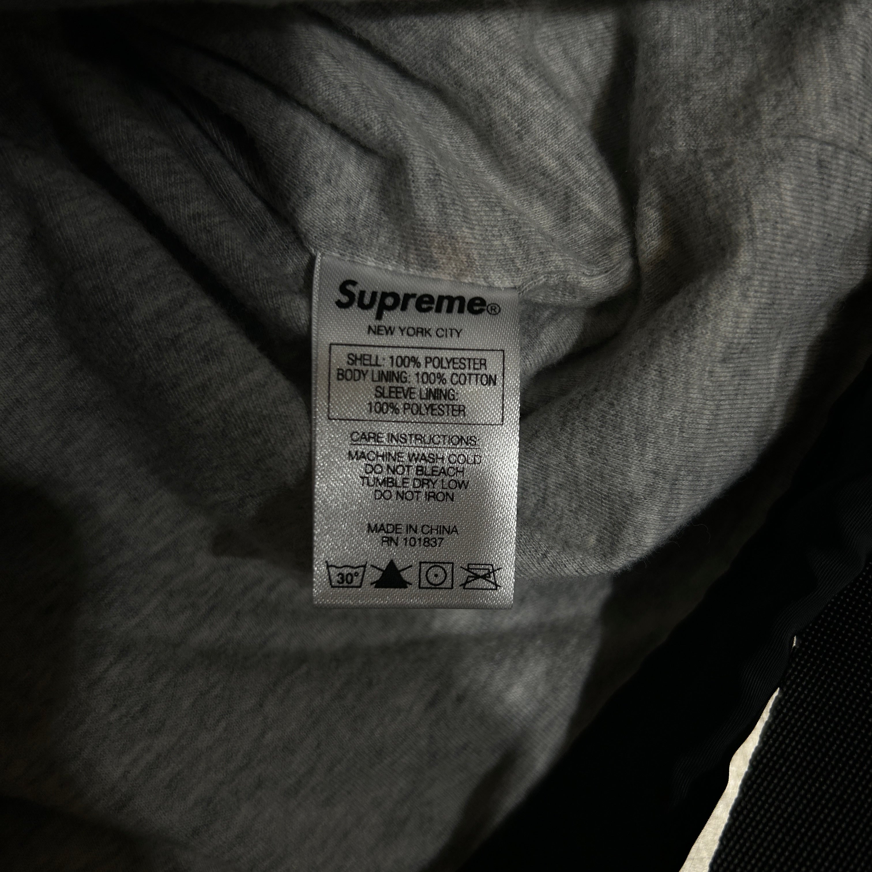 Supreme/Baseball Jkt/L/Nylon/BLK/1-800 coaches jacket f/w19 view 4