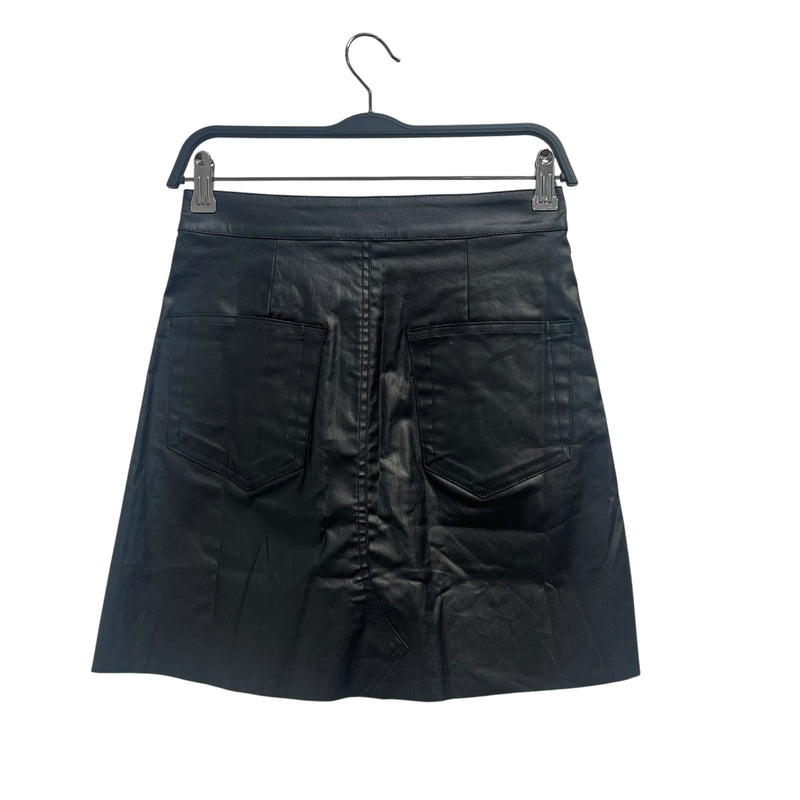 Rick Owens/Skirt/L/Cotton/BLK/WAX SKIRT