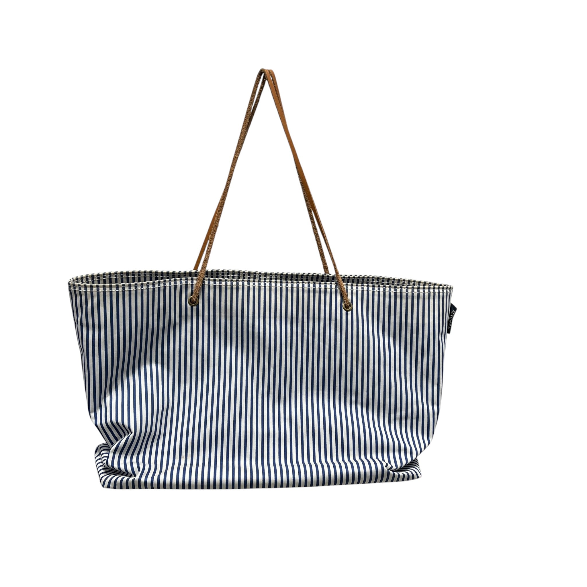 TENALYS/ISSEY MIYAKE/Hand Bag/Leather/CML/rare vintage + stripe liner ba view 9