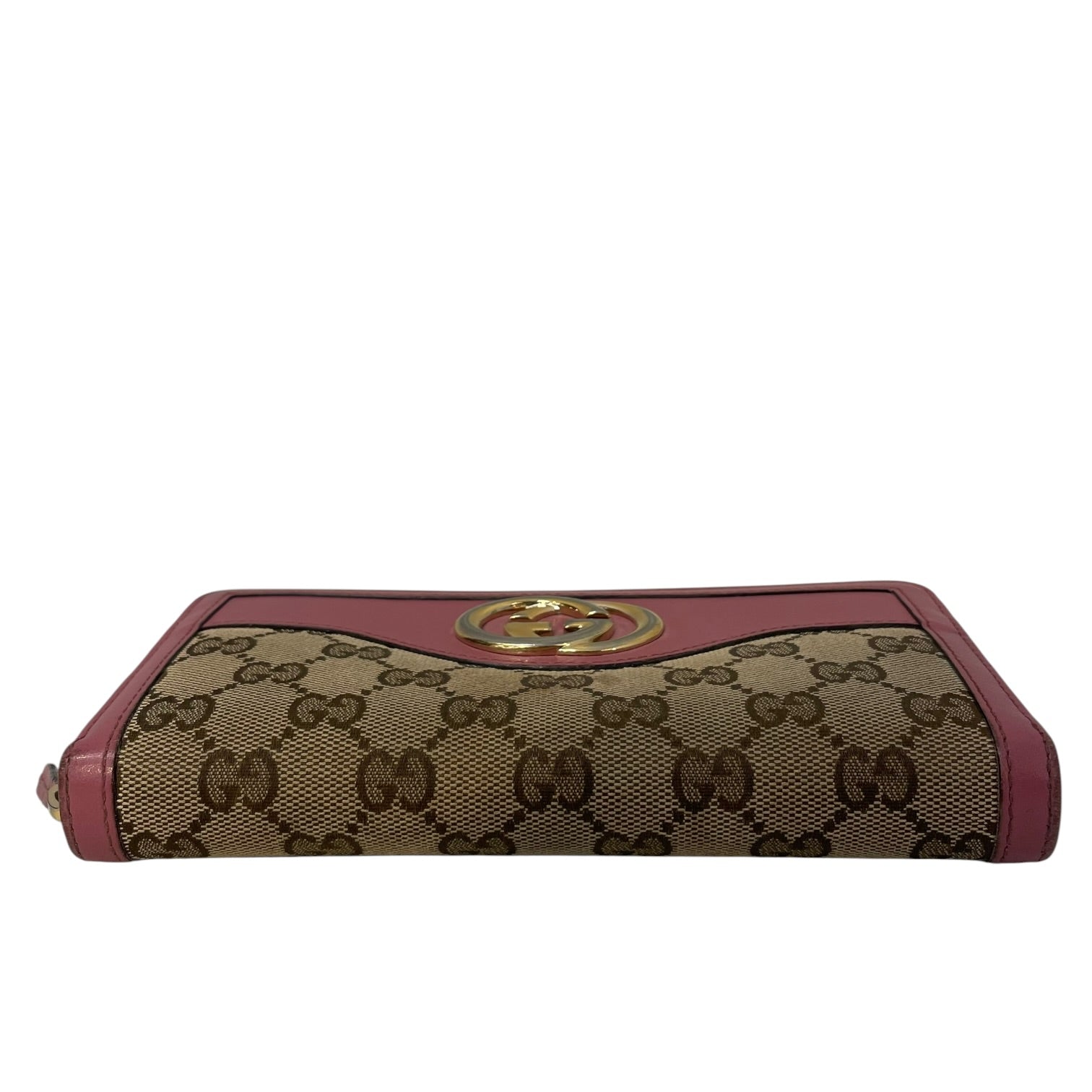 GUCCI/Long Wallet/Monogram/Leather/MLT/L's/Sign canvas print view 3
