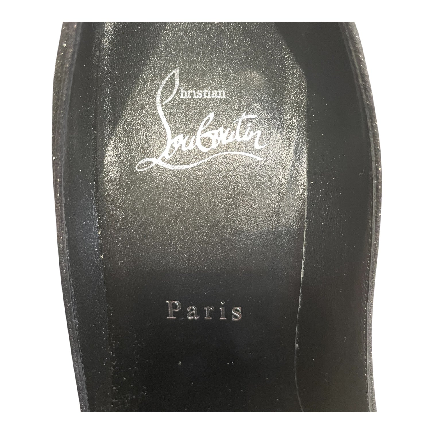 Christian Louboutin/Heels/EU 37.5/BLK/GLITTER KATE 100 view 7