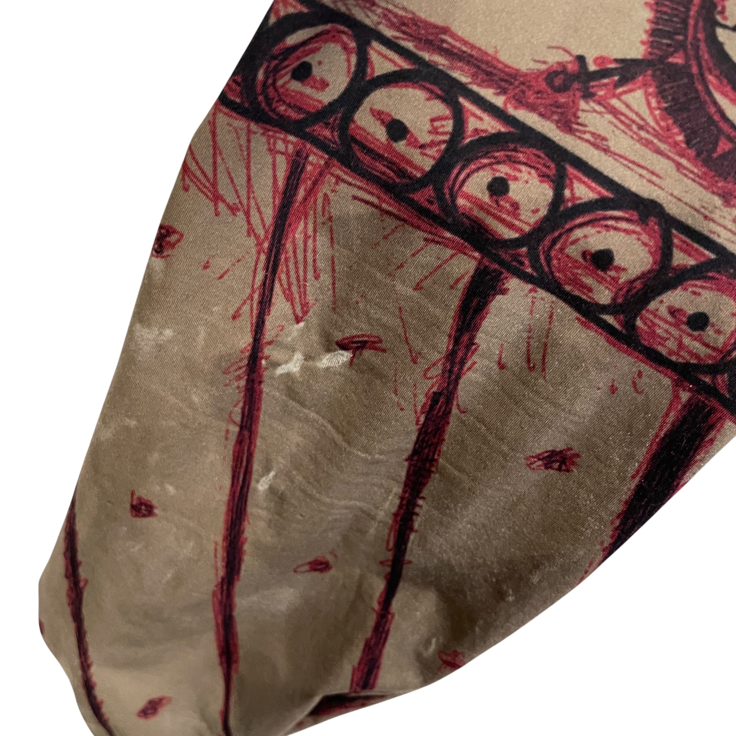 MARINE SERRE/Bottoms/L/All Over Print/Polyester/GRN/leggings/RED TATTOO PRINT view 5