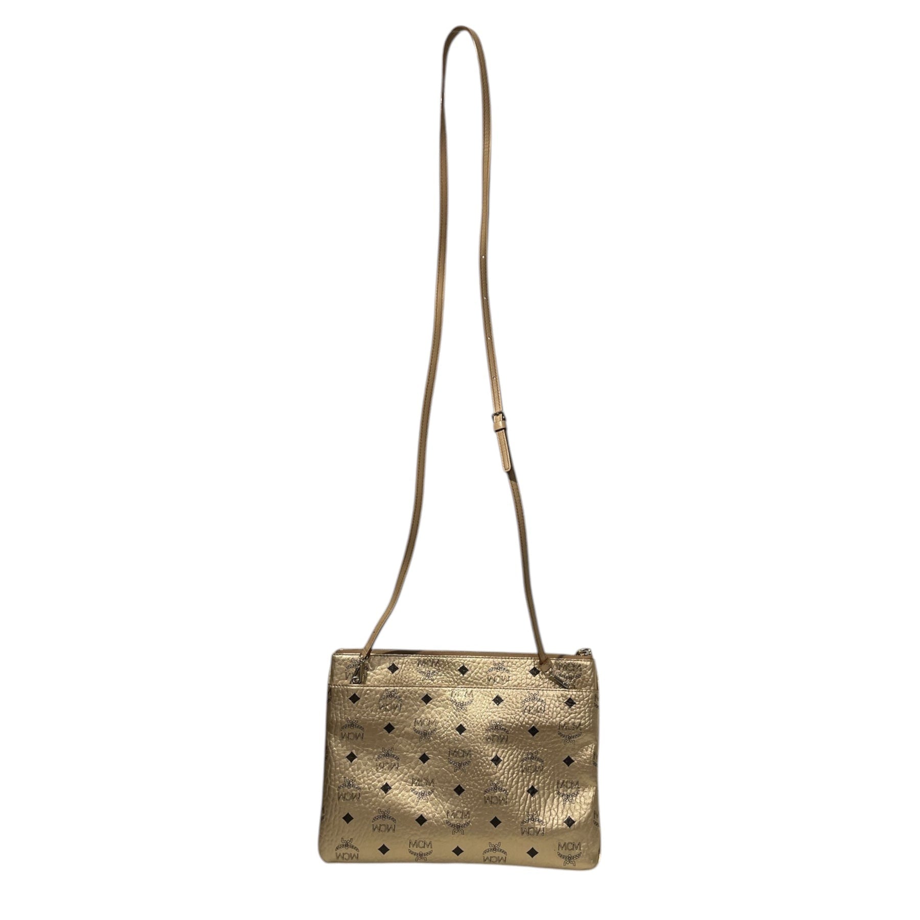 MCM/Cross Body Bag/Monogram/Leather/GLD/ view 2