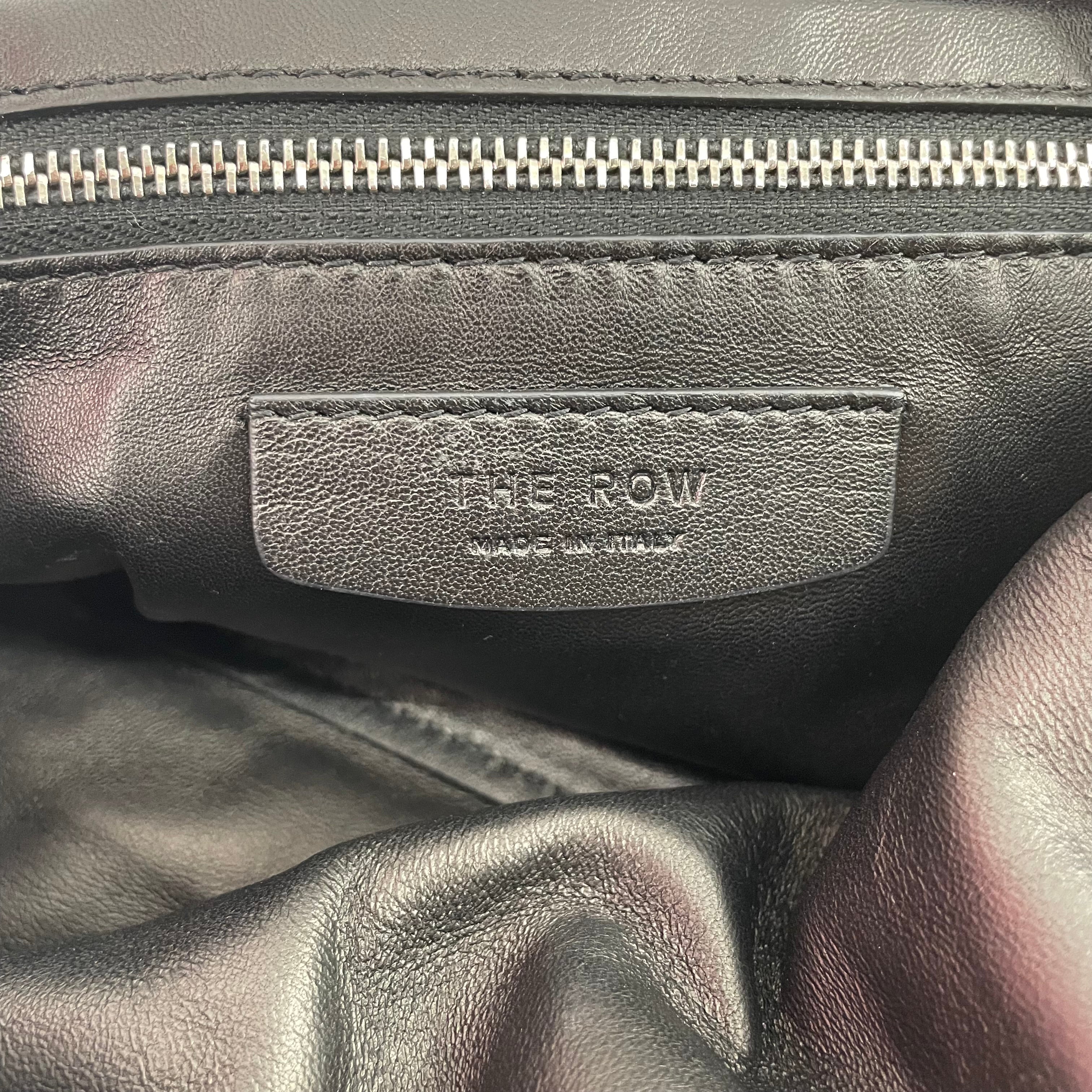 THE ROW/Hand Bag/Leather/BLK/SCRUNCHED HANDLES view 5
