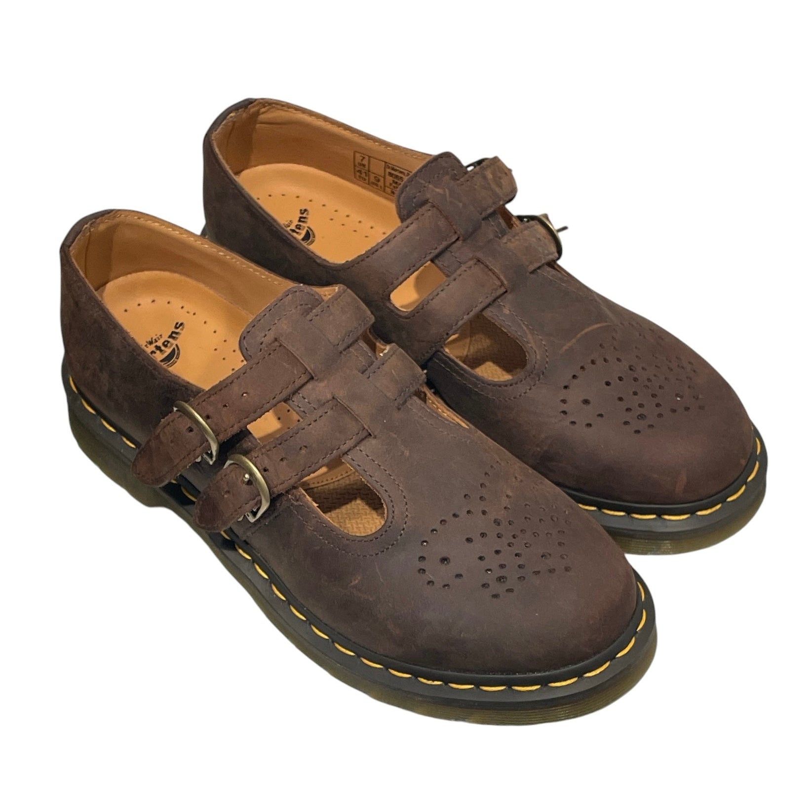Dr.Martens/Shoes/US 9/Leather/BRW/MARY JANE 8065 DBL STRAP view 1