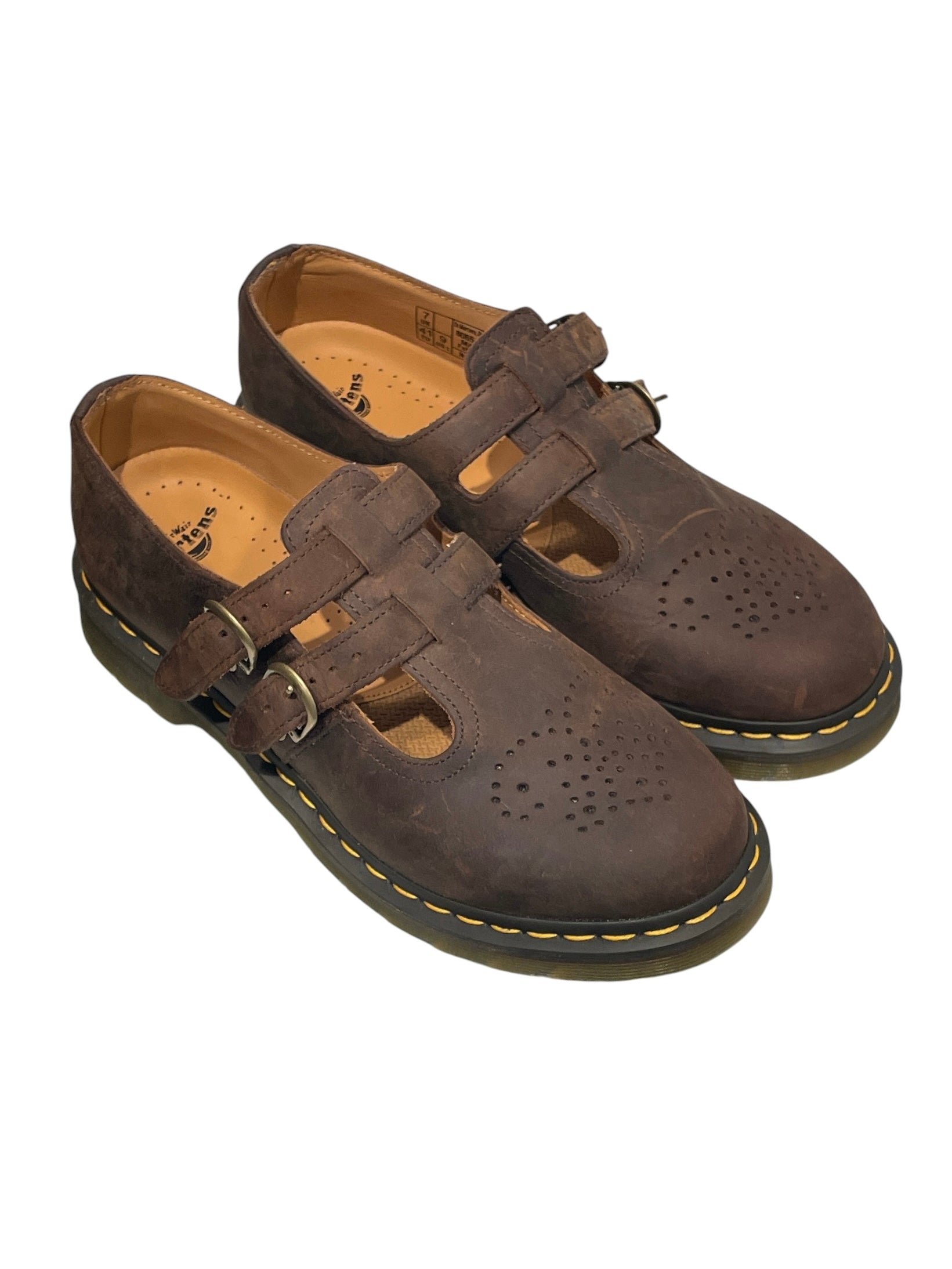 Dr.Martens/Shoes/US 9/Leather/BRW/MARY JANE 8065 DBL STRAP view 1