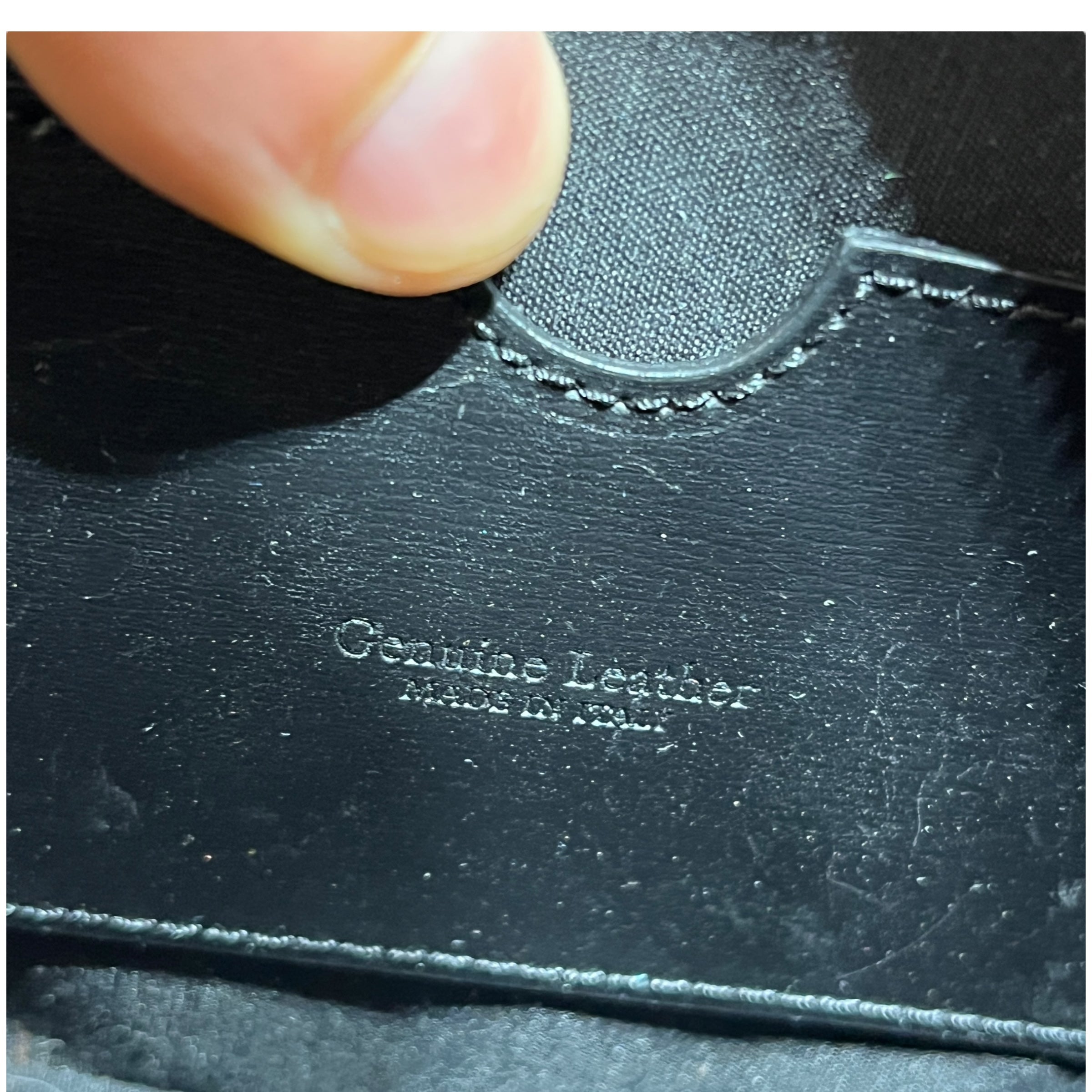 OFF-WHITE/Pouch/Leather/BLK/ view 6