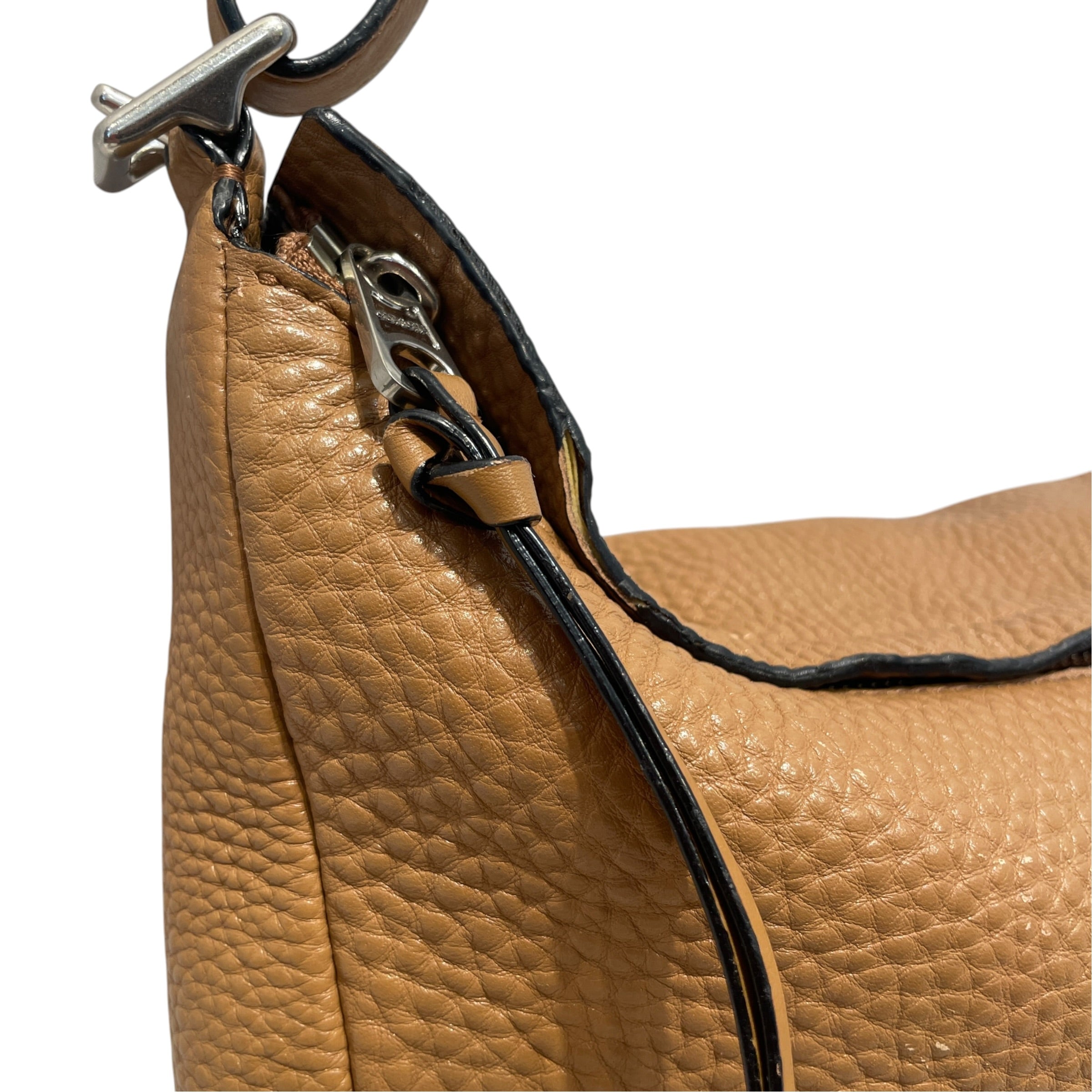 COACH/Hand Bag/Leather/BRW/Leather Hobo Bag view 7