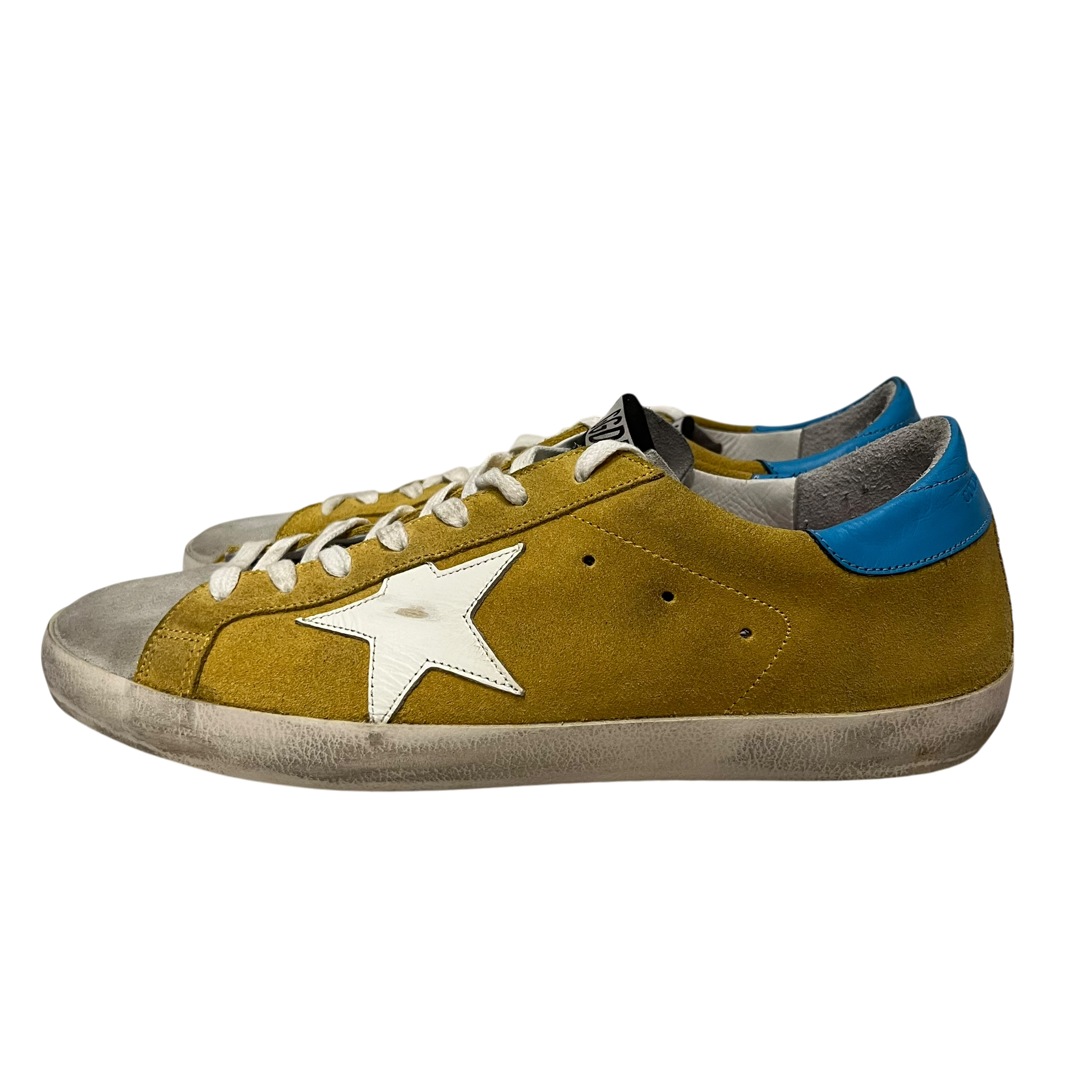 GOLDEN GOOSE/Low-Sneakers/EU 43/Suede/GLD/mustard view 3