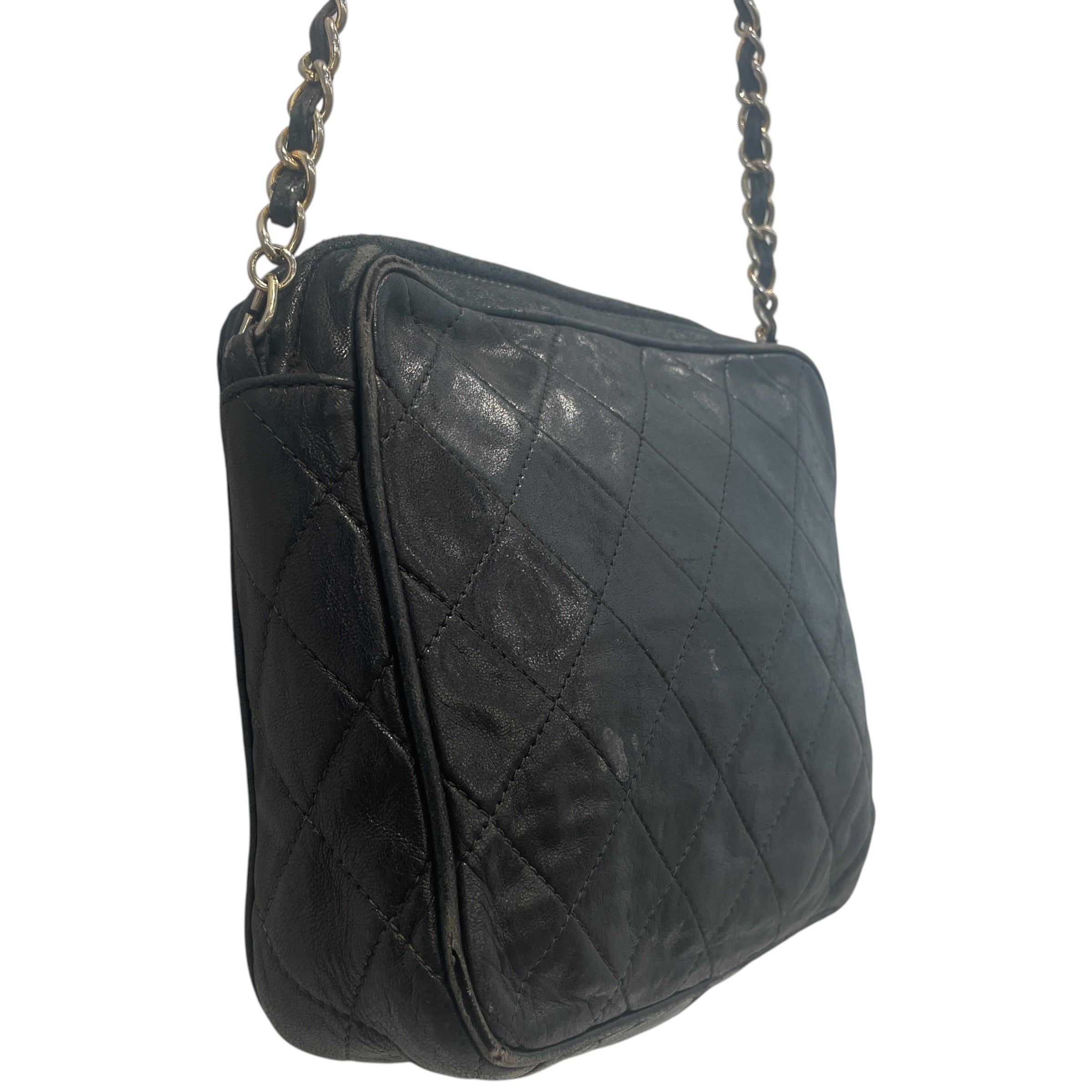 CHANEL/Cross Body Bag/Black/ view 4