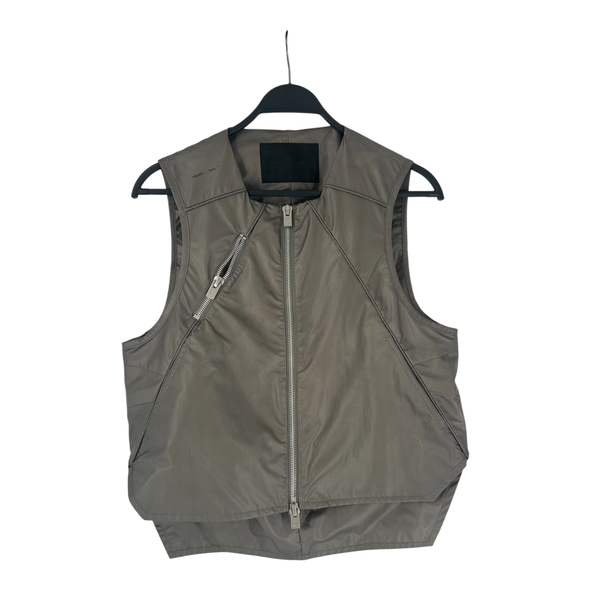 HELIOT EMIL/Vest/48/Nylon/GRY/PHLOGISTON ZIPPERS ALL OVER view 1