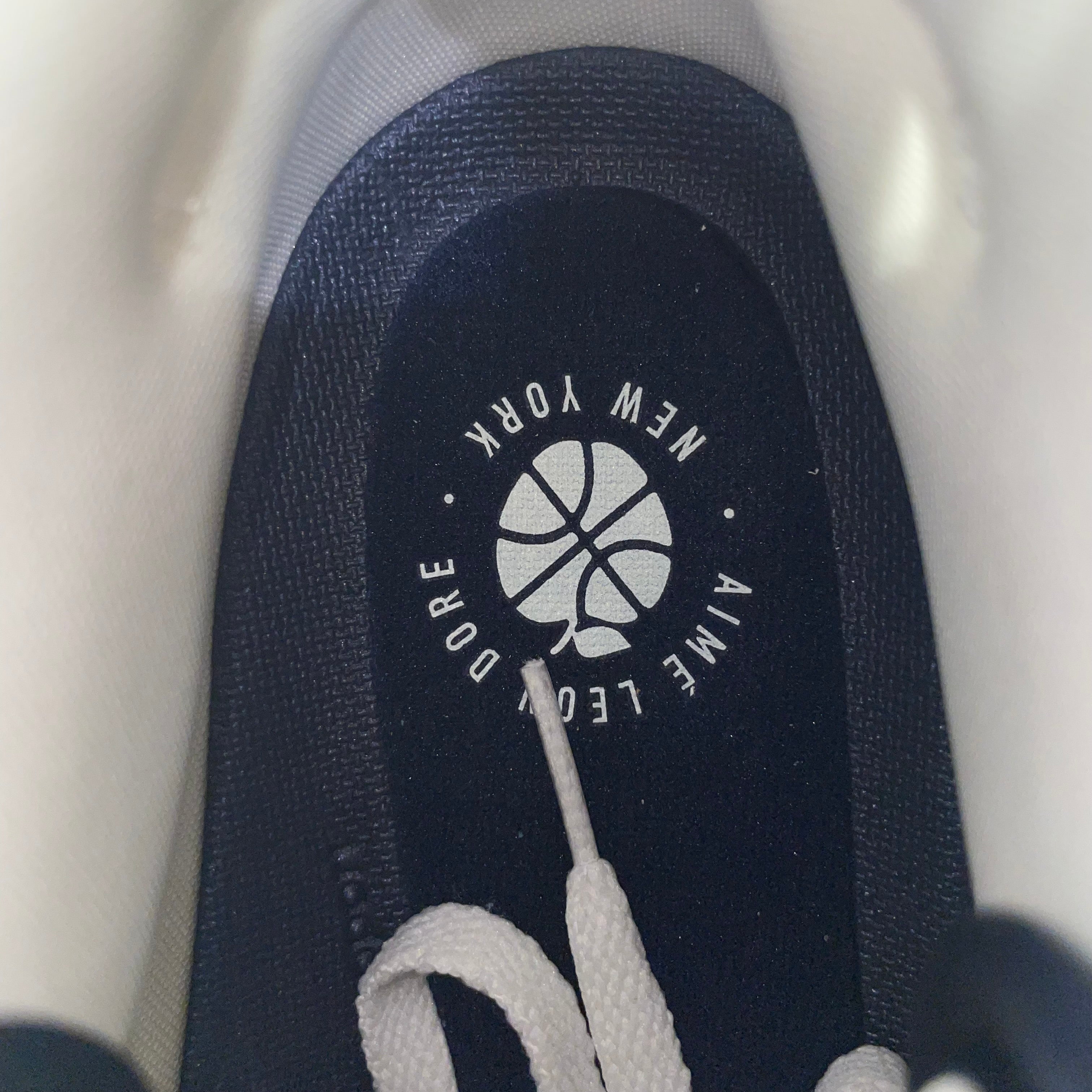 AIME LEON DORE/NEW BALANCE/Hi-Sneakers/wht&navy view 6