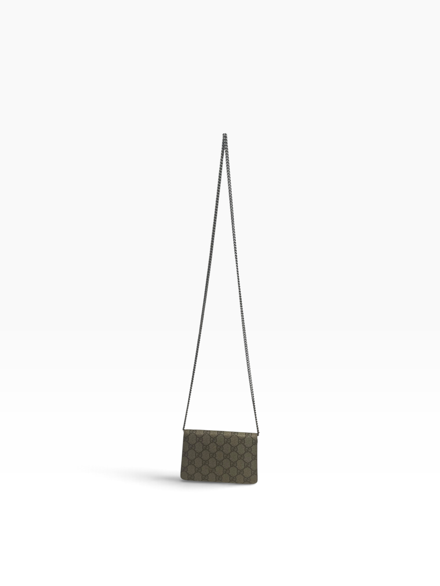 GUCCI/Cross Body Bag/Leather/BEG/Dionysus Super Mini Bag view 2