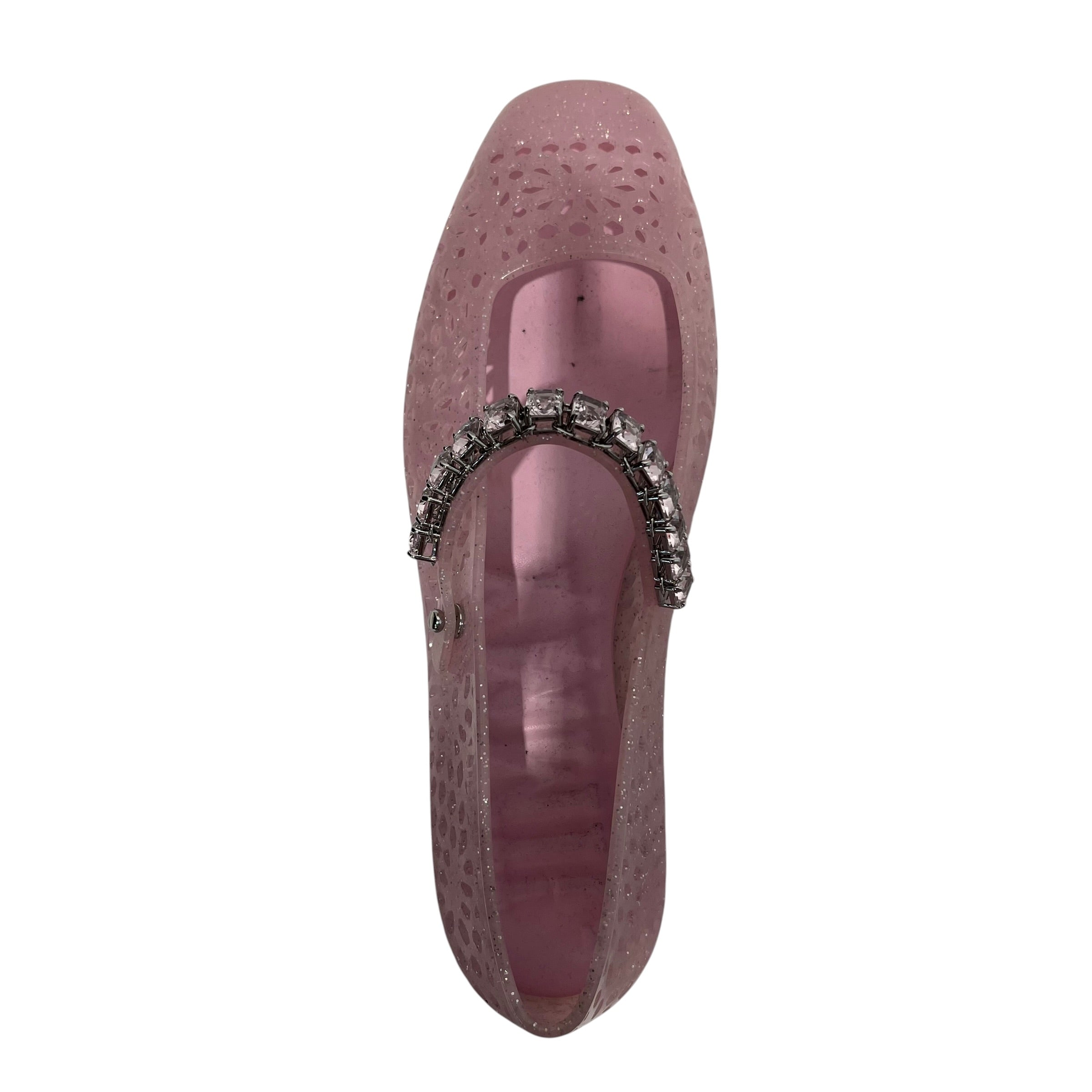 JIMMY CHOO/Flat Shoes/US 8/PNK/mary jane jelly view 3