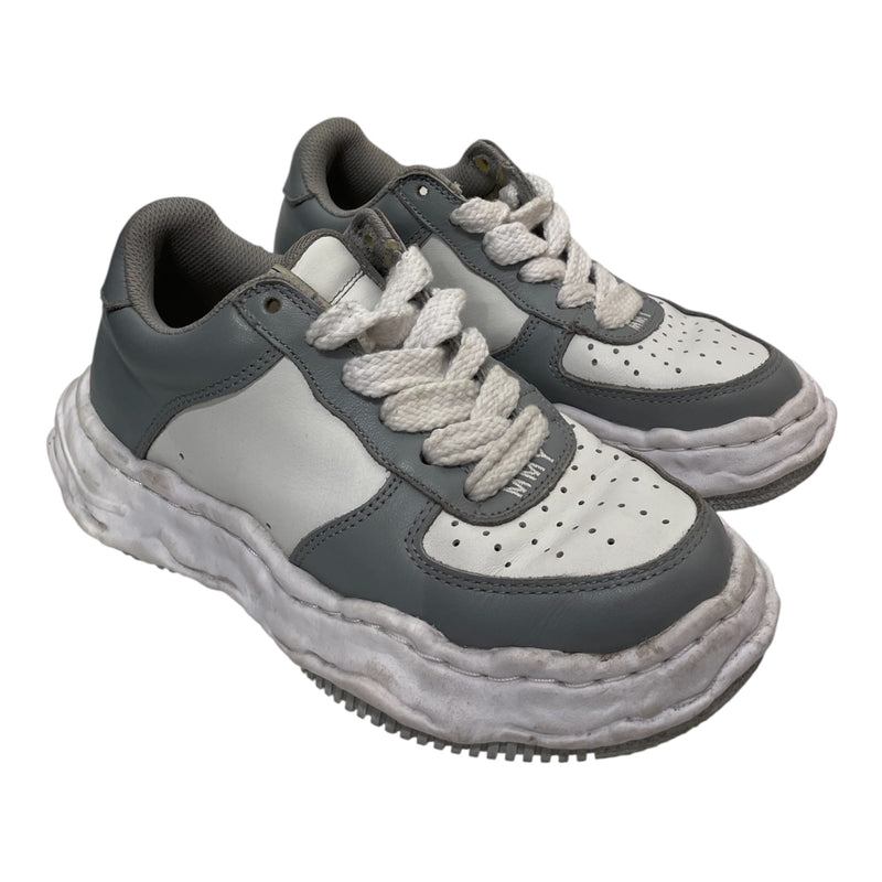 MIHARA YASUHIRO/Low-Sneakers/US 6/Leather/GRY/GRAY WAYNE FORCE