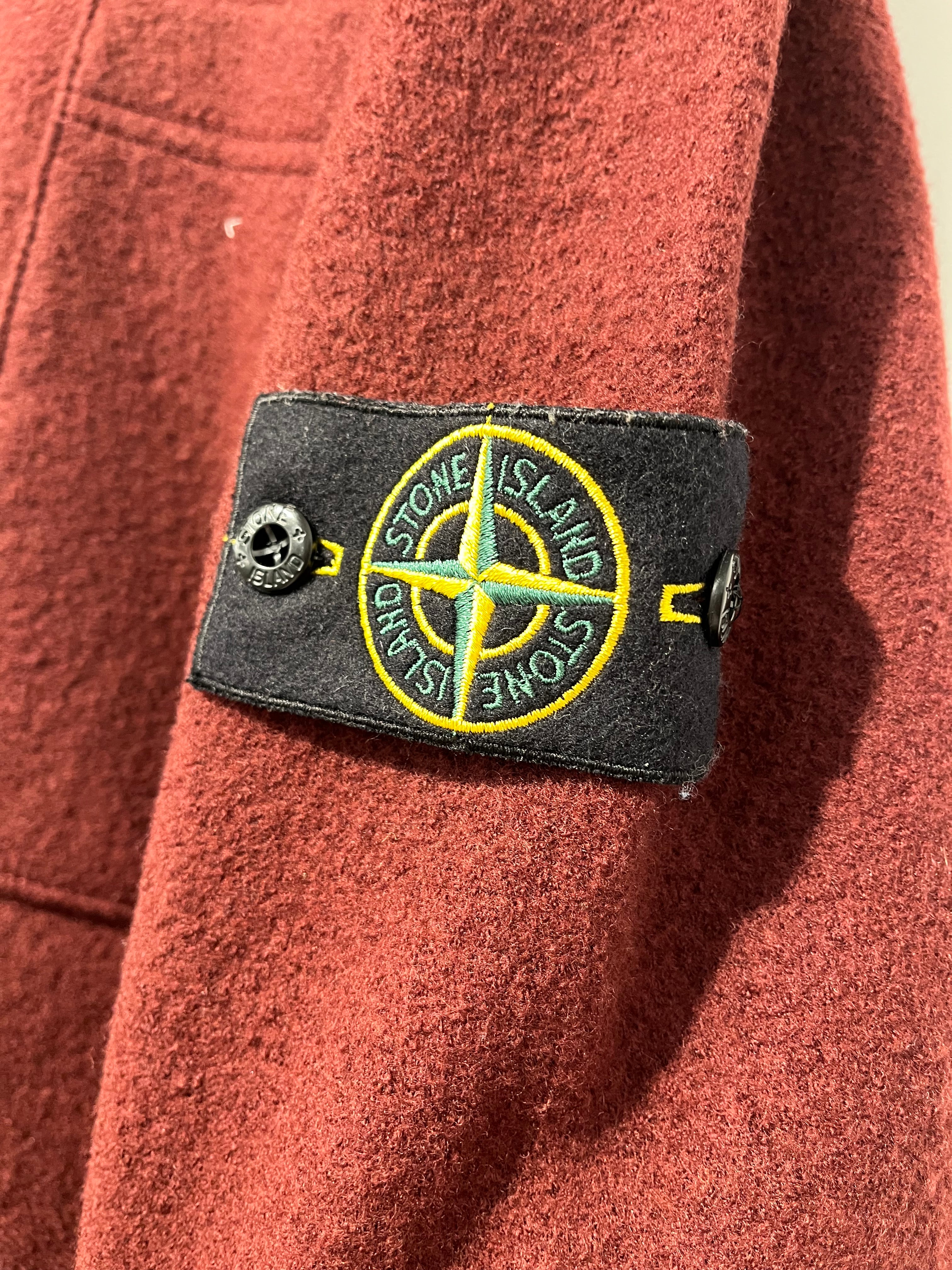 STONE ISLAND/Jacket/L/Wool/BRD/RED WOOL SLEEVE PATCH JKT view 3