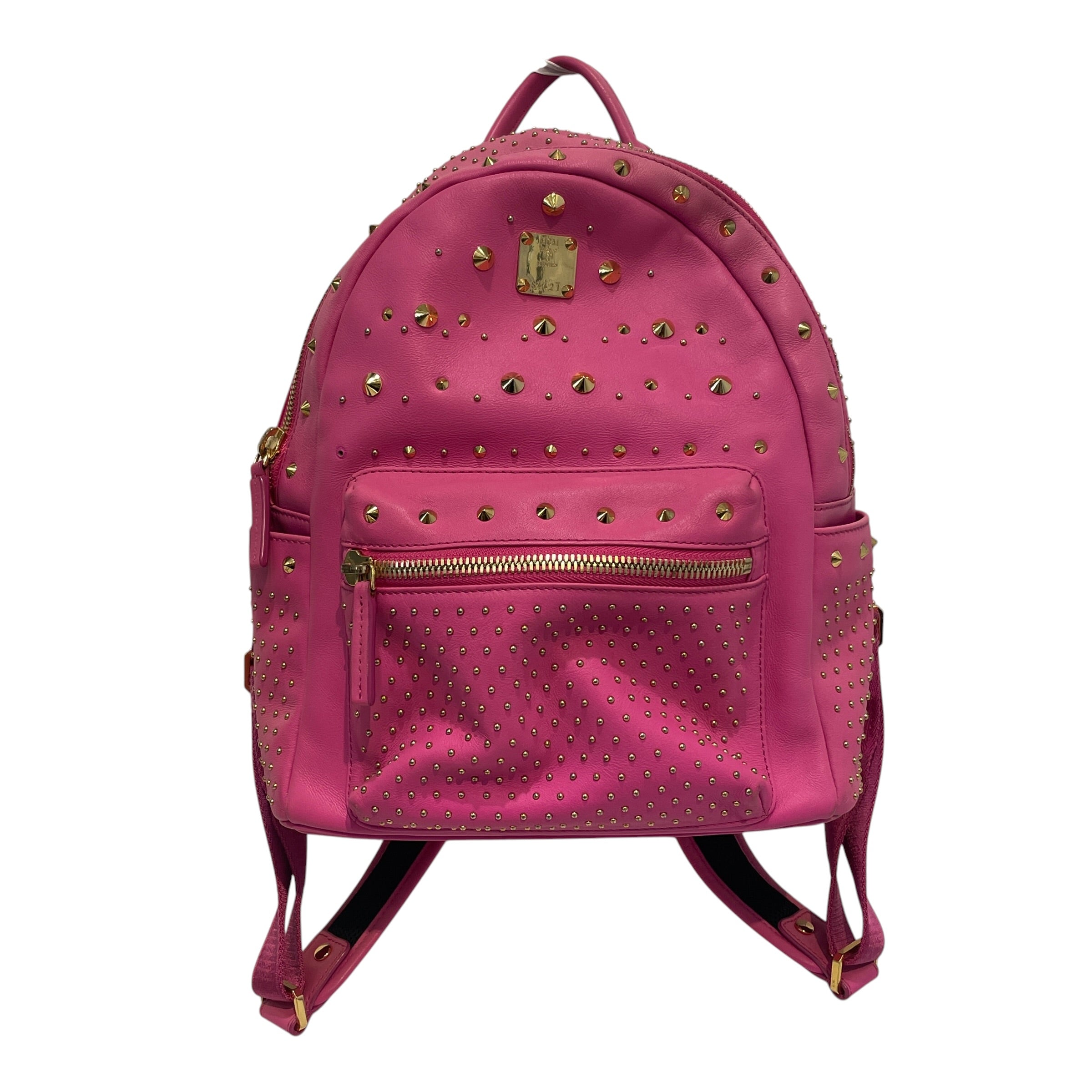 MCM/Backpack/Leather/PNK/Stark Studded BackPack view 1