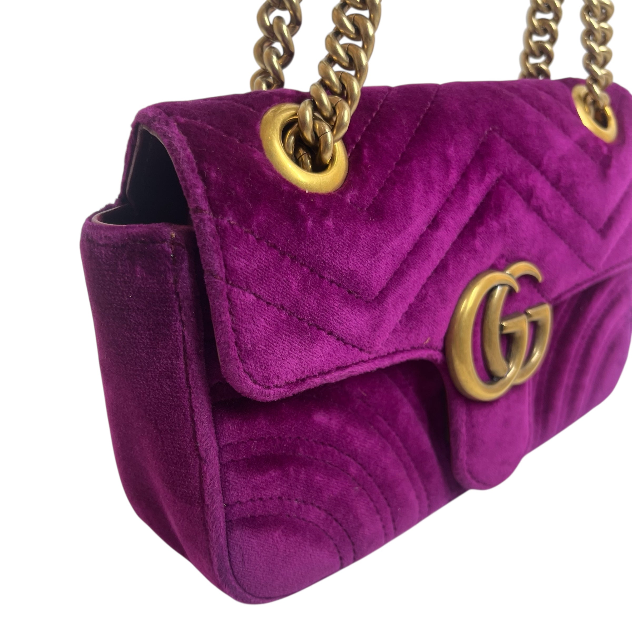 GUCCI/Bag/Leather/PPL/VELVET MARMONT view 6