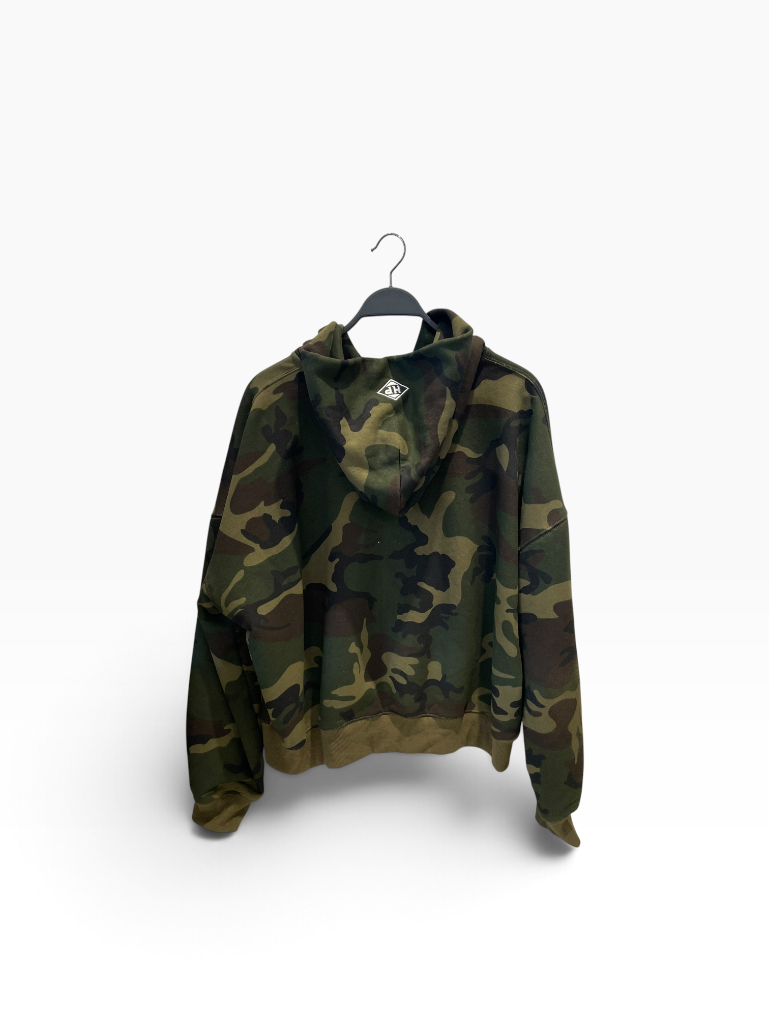 Im Happy I Promise/Zip Up Hoodie/XL/Camouflage/Cotton/GRN/Camo "Army" Zip Up view 2