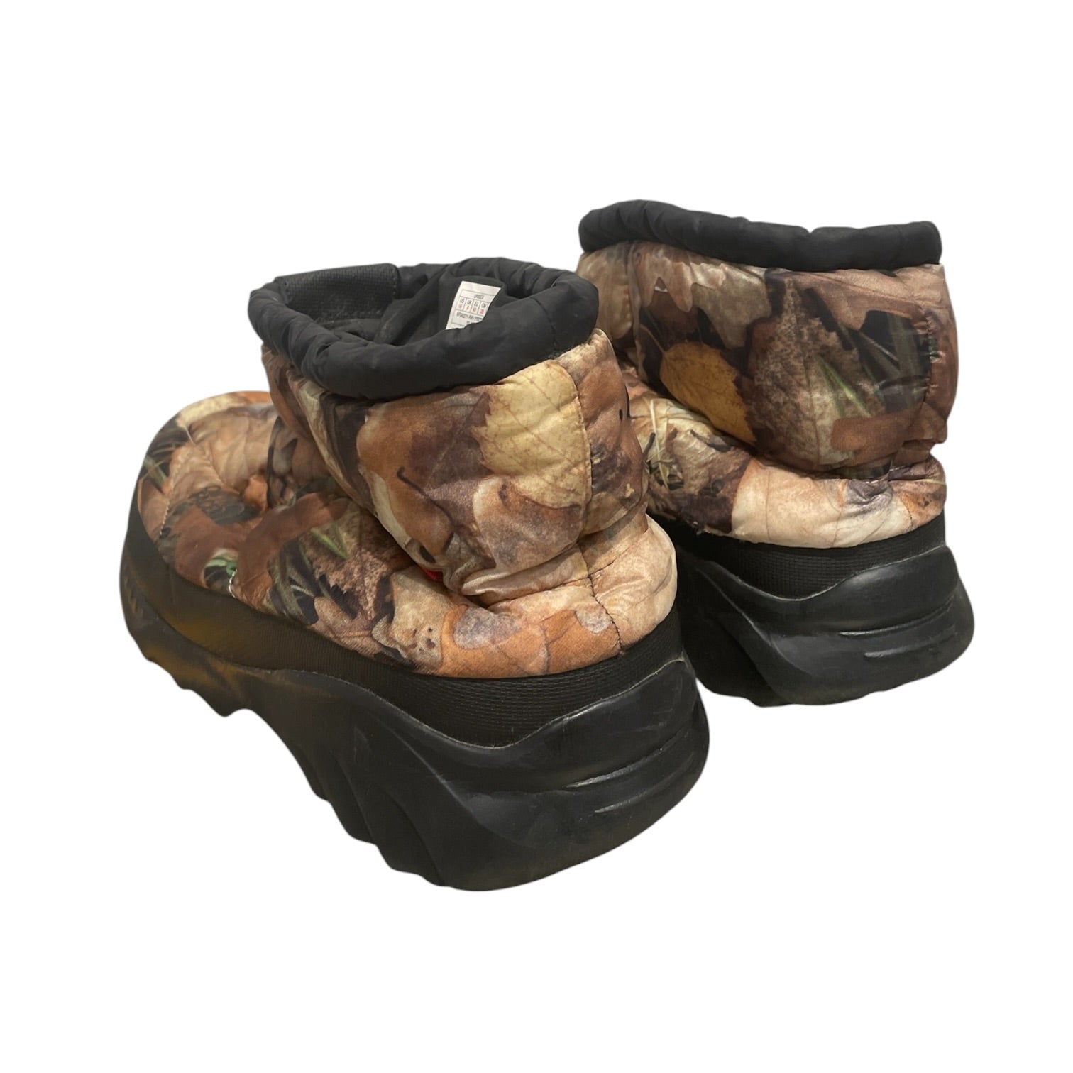 Supreme/Boots/US 10/Camouflage/Nylon/BLK/x North Face Nuptse Booties view 2