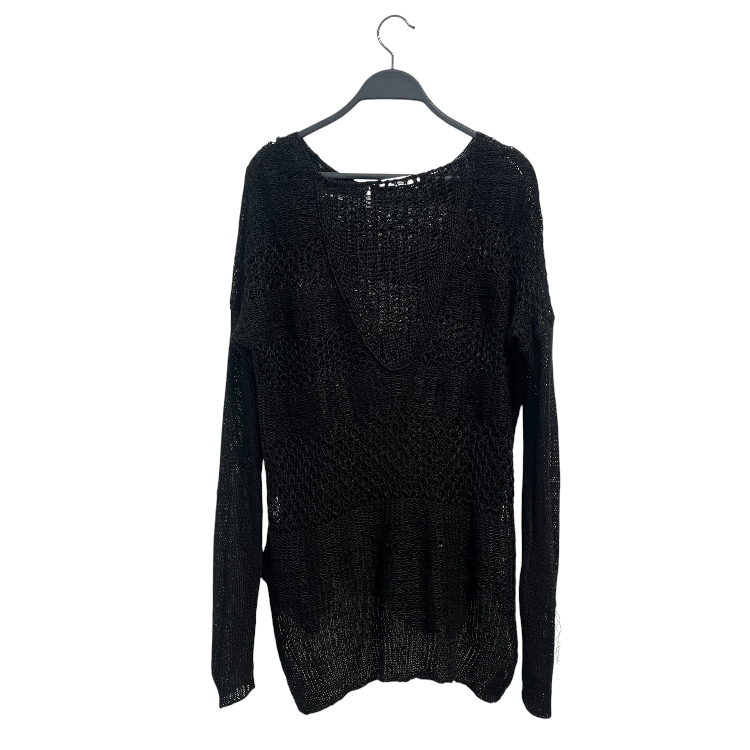 Helmut Lang/Sweater/S/Linen/BLK/Oversize/LOOSE KNIT view 2