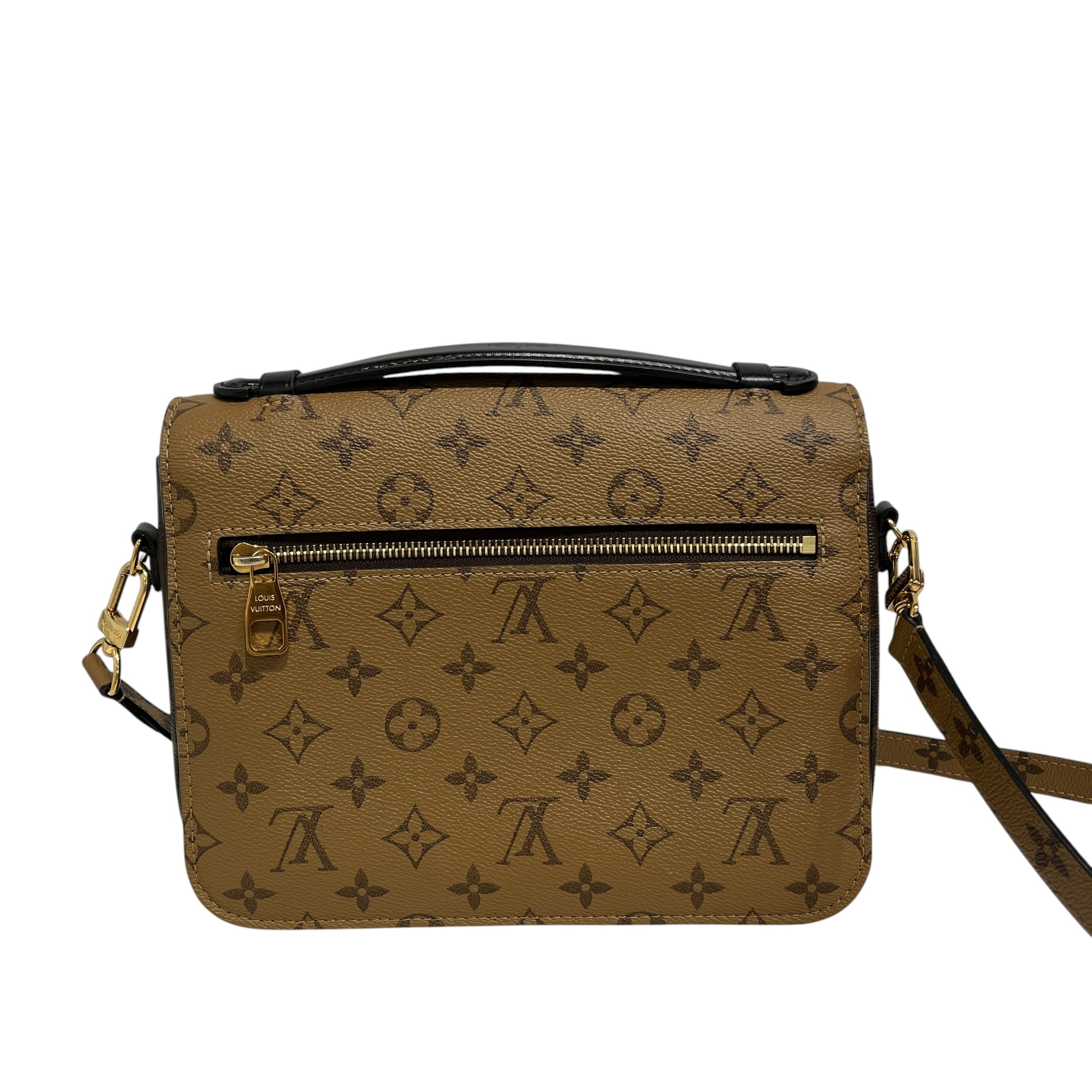 LOUIS VUITTON/Bag/Monogram/Leather/BRW/Pochette Metis view 2