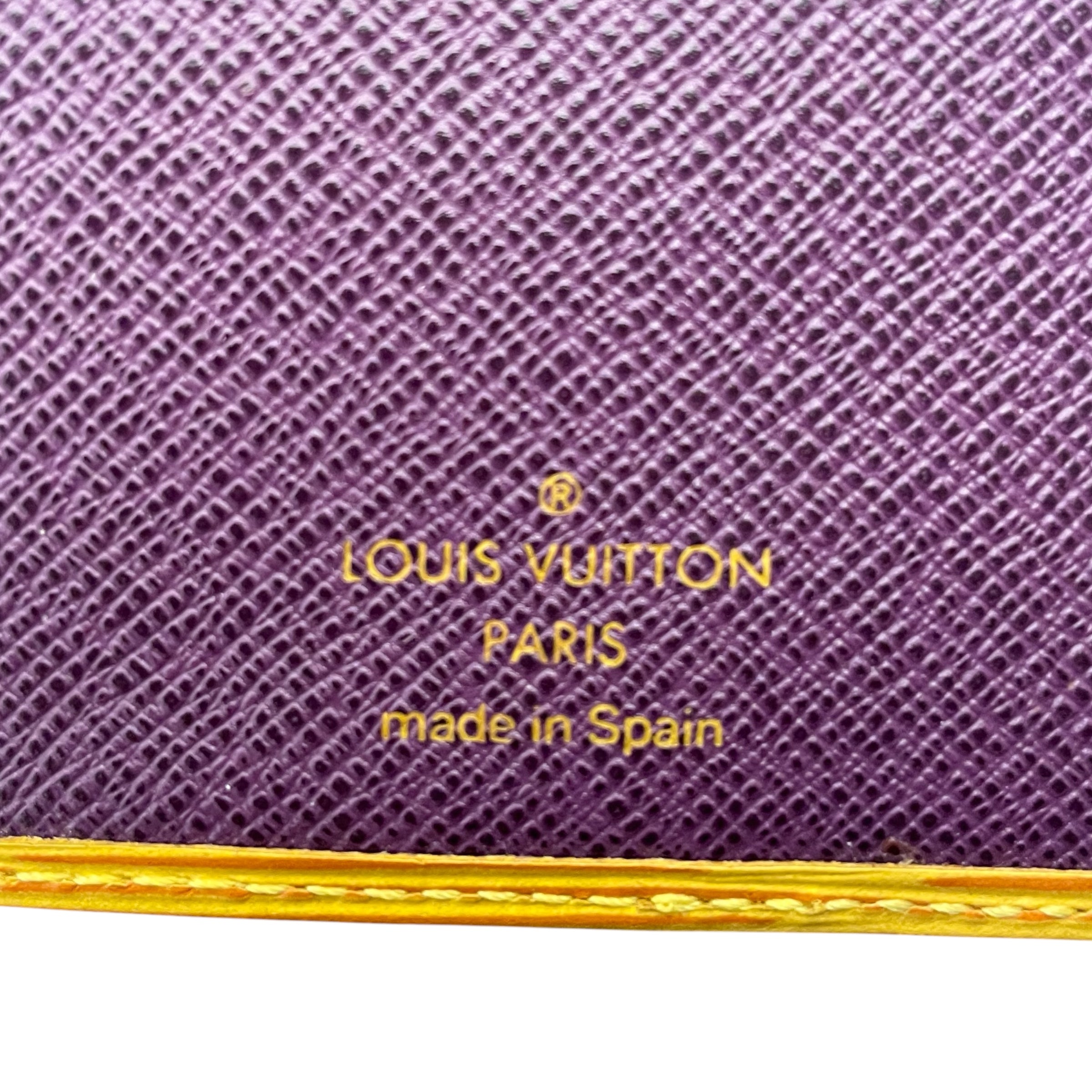 LOUIS VUITTON/Bifold Wallet/YEL/EPI BIFOLD CARD HOLDER view 3