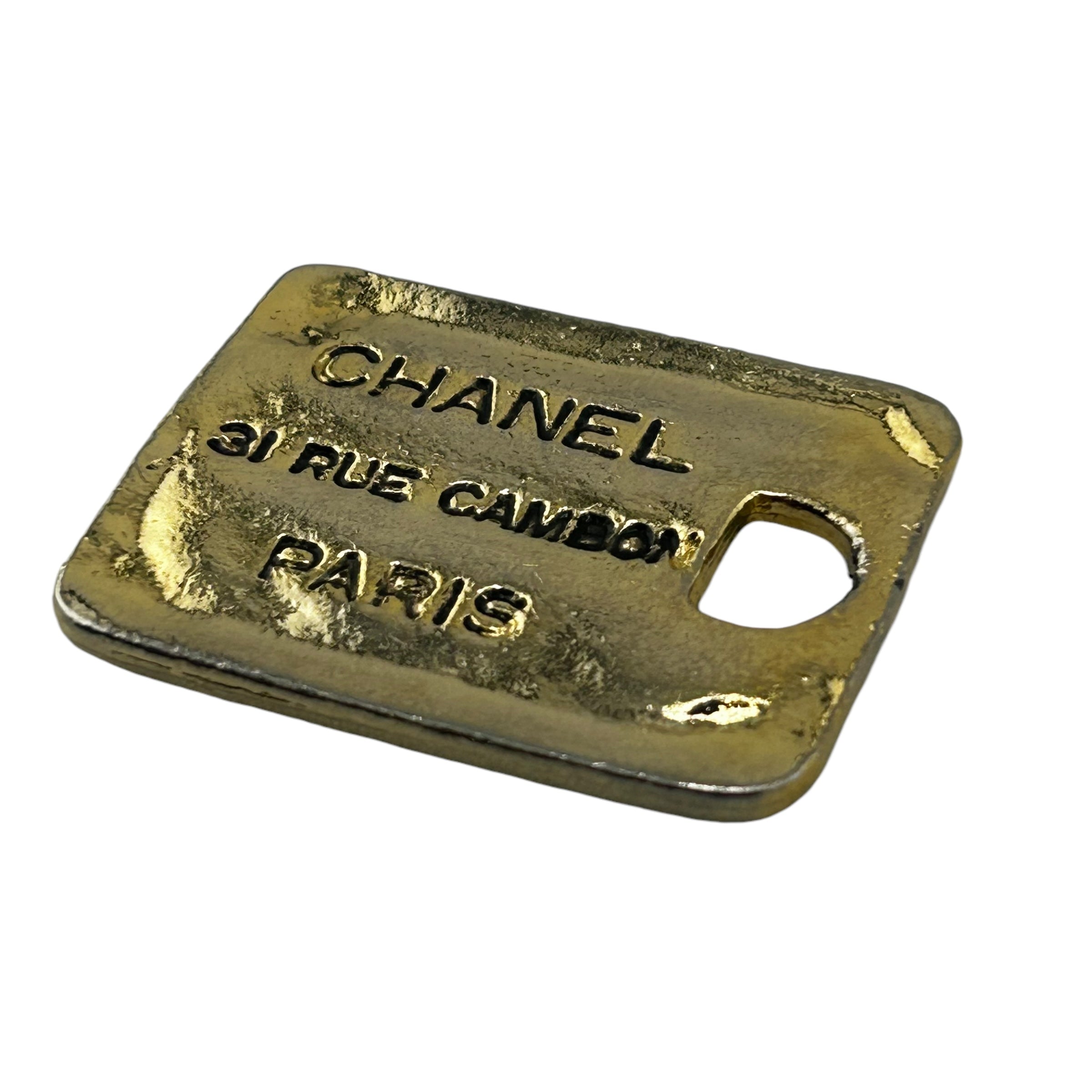 CHANEL/Cambon/Pendant Top/GoldSquare/ view 3