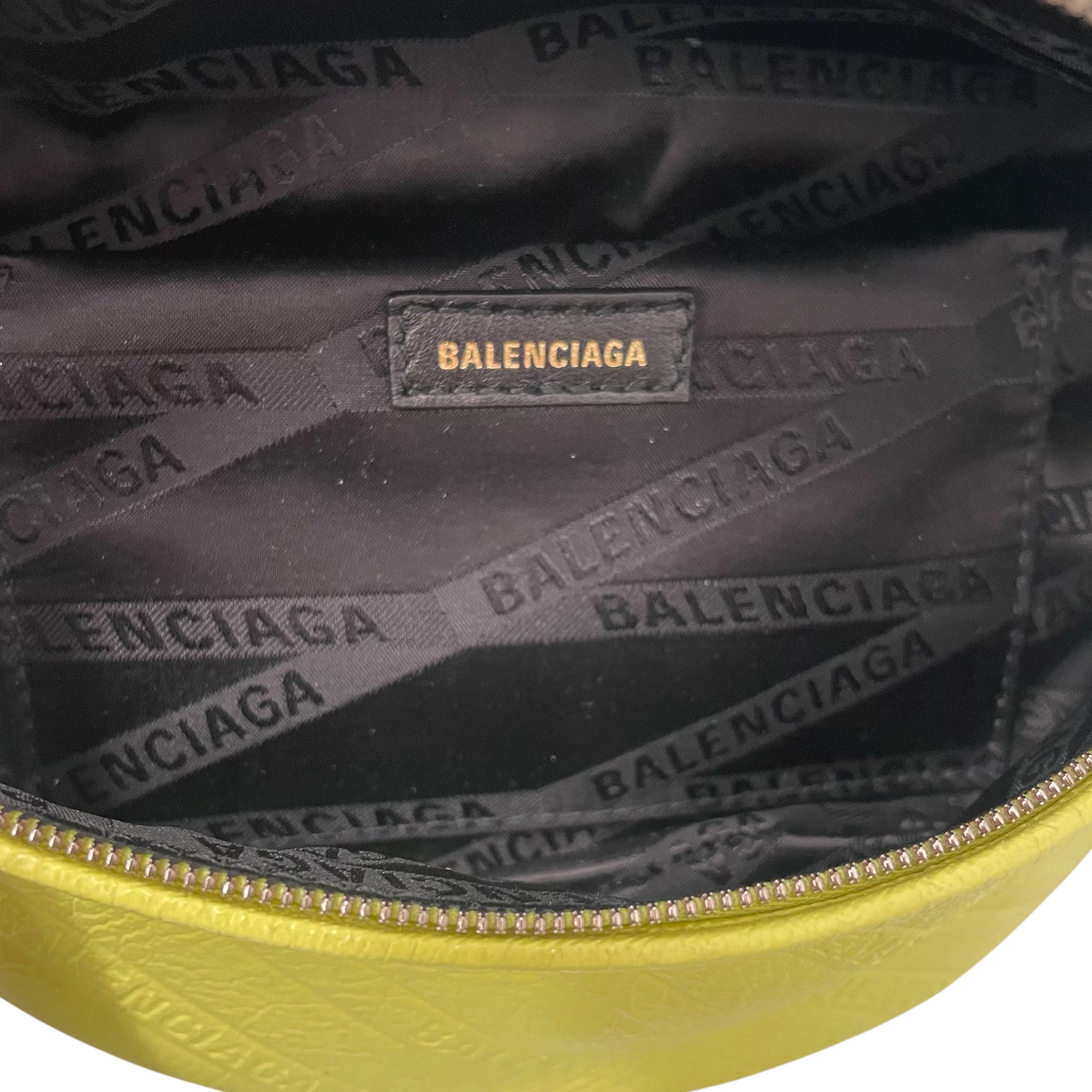 BALENCIAGA/Cross Body Bag/Leather/YEL/ view 4