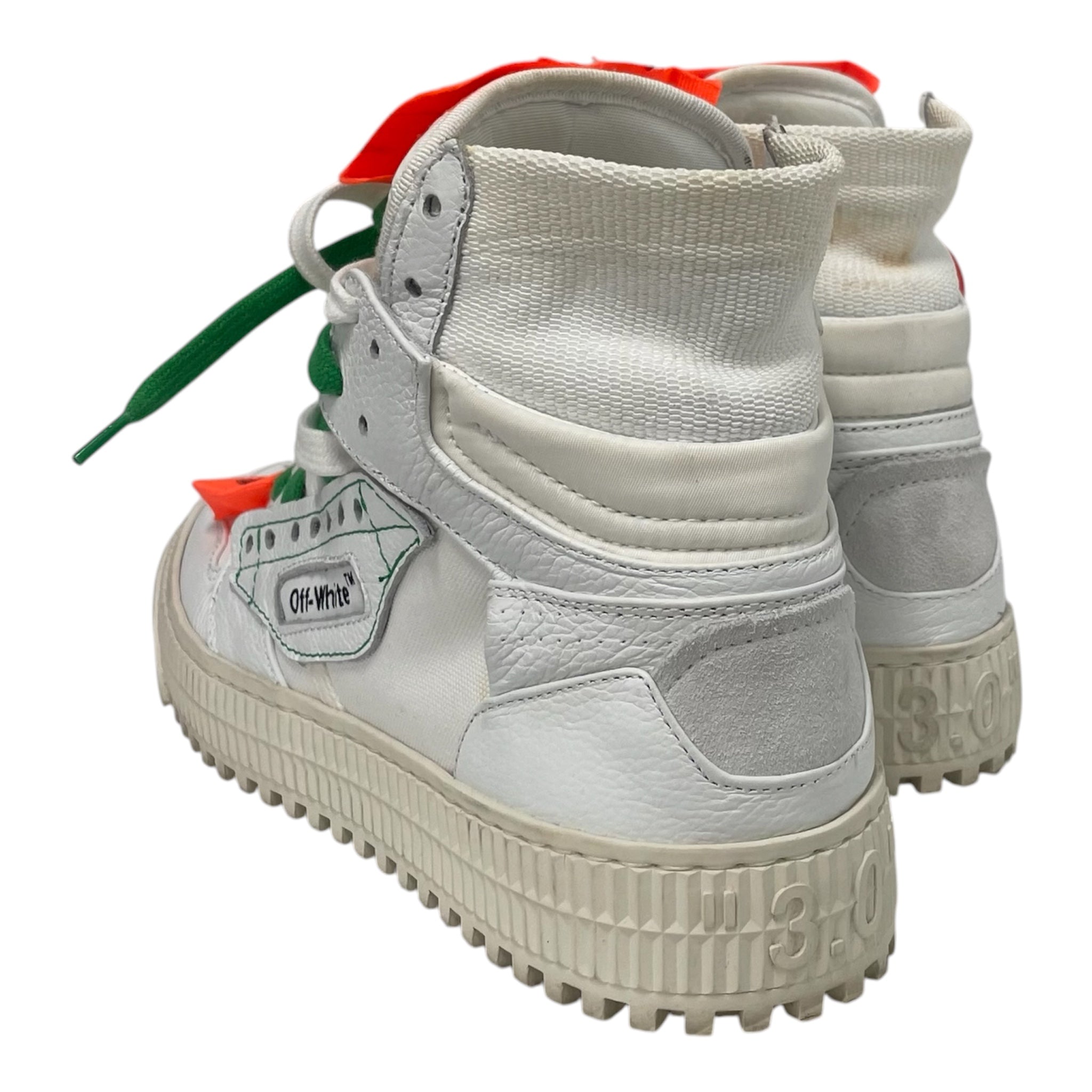 OFF-WHITE/Hi-Sneakers/EU 37/Nylon/WHT/ view 3