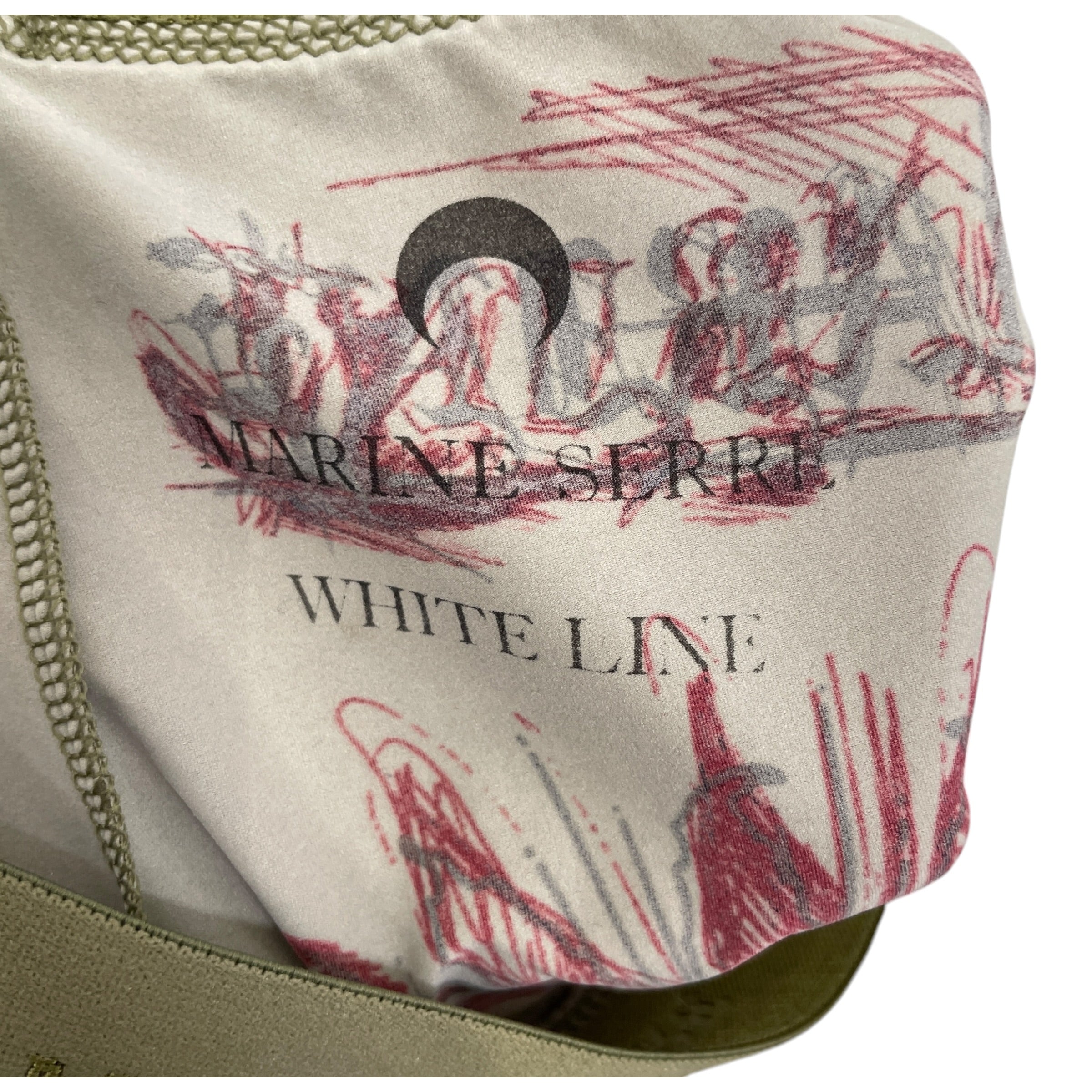 MARINE SERRE/Bottoms/L/All Over Print/Polyester/GRN/leggings/RED TATTOO PRINT view 3