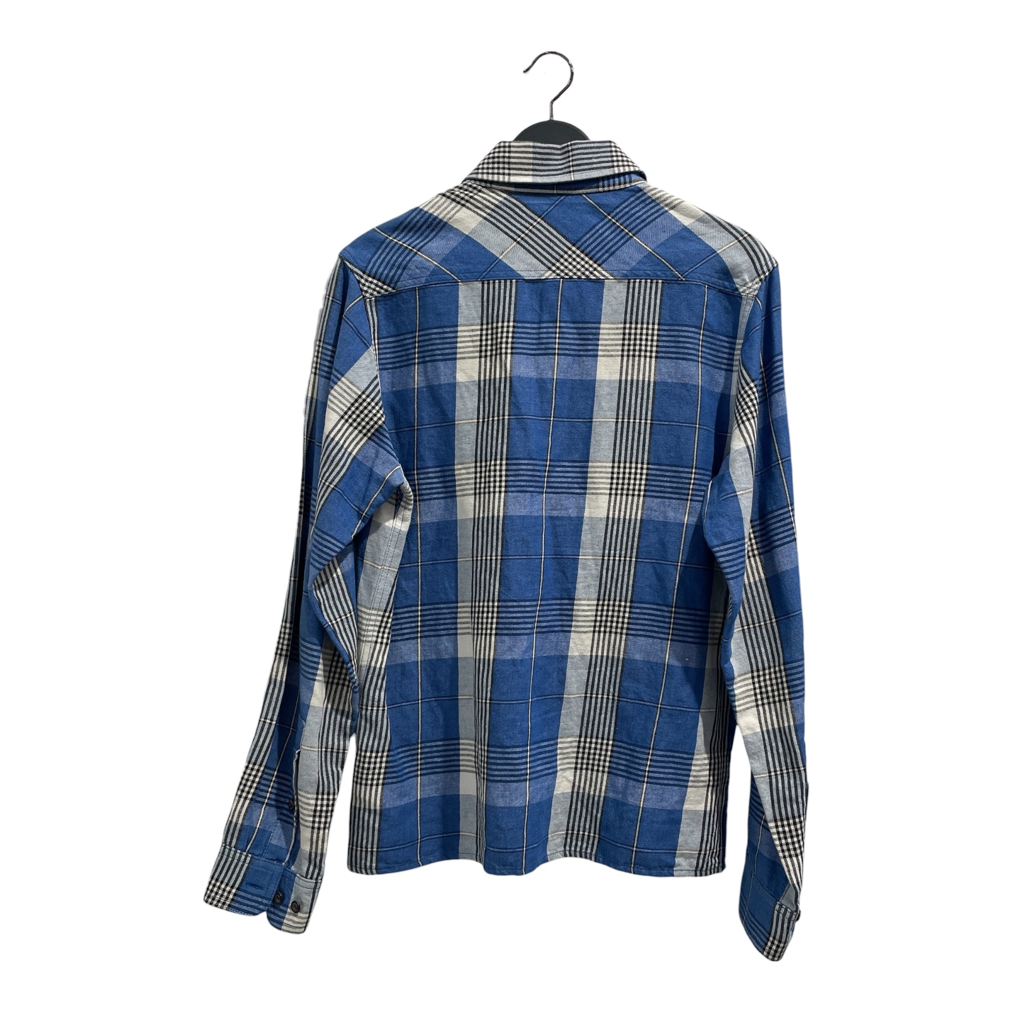 OFF-WHITE/Flannel Shirt/S/Cotton/BLU/Plaid/ view 2