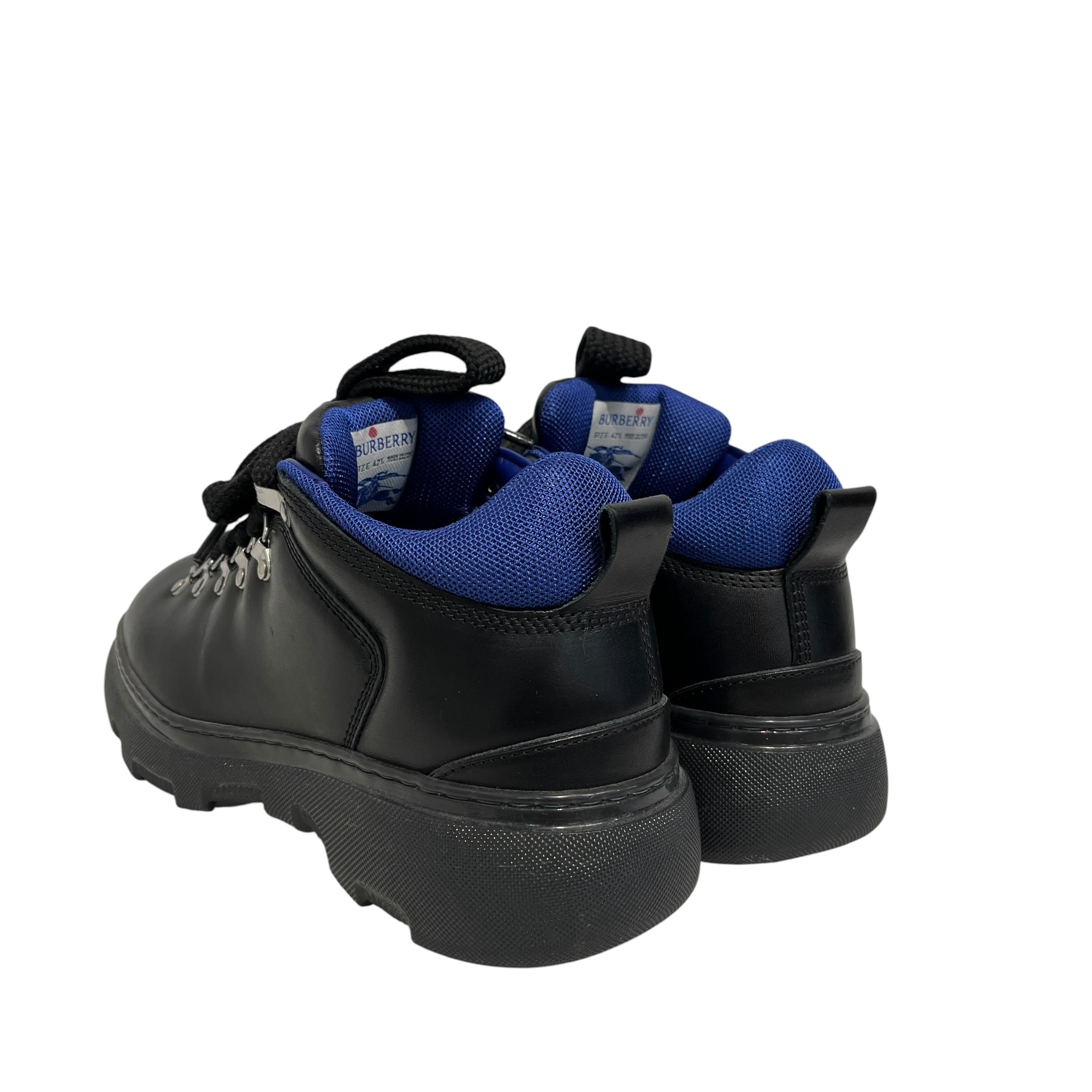 BURBERRY/Trekking Boots/EU 42.5/Leather/BLK/Barb Wire Lace Lock view 2