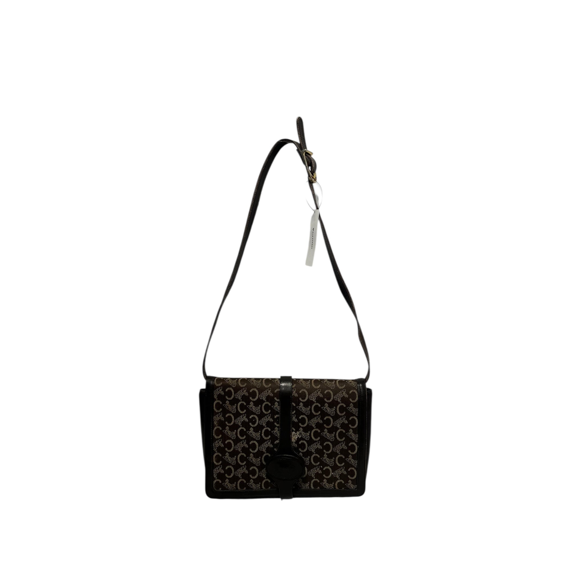 CELINE/Hand Bag/BRW/horse stamped canvas view 1