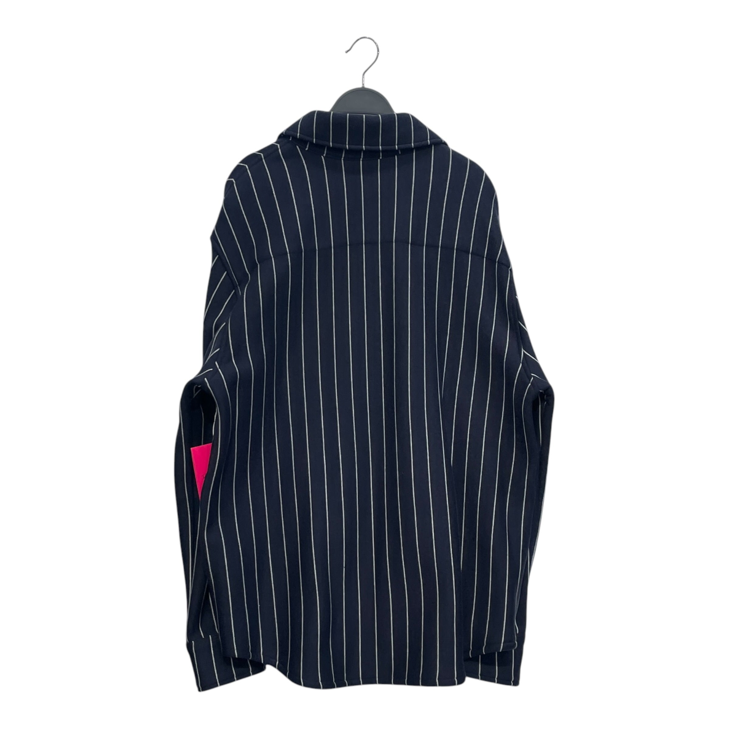 The Elder Statesman/Jacket/L/Cotton/NVY/Stripe/PINSTRIPE TERRY SHIRT view 2