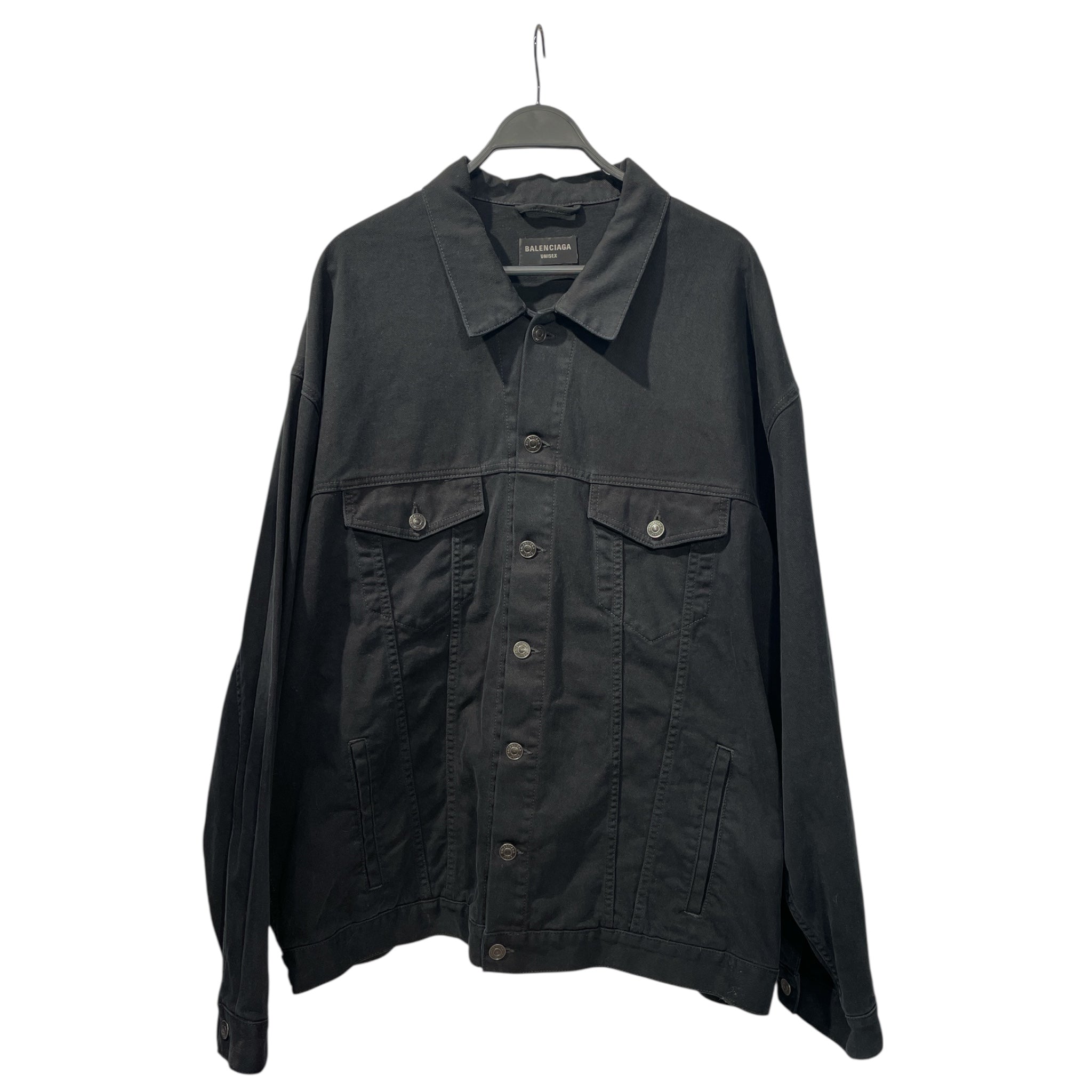 BALENCIAGA/Denim Jkt/4/Denim/BLK/ view 1