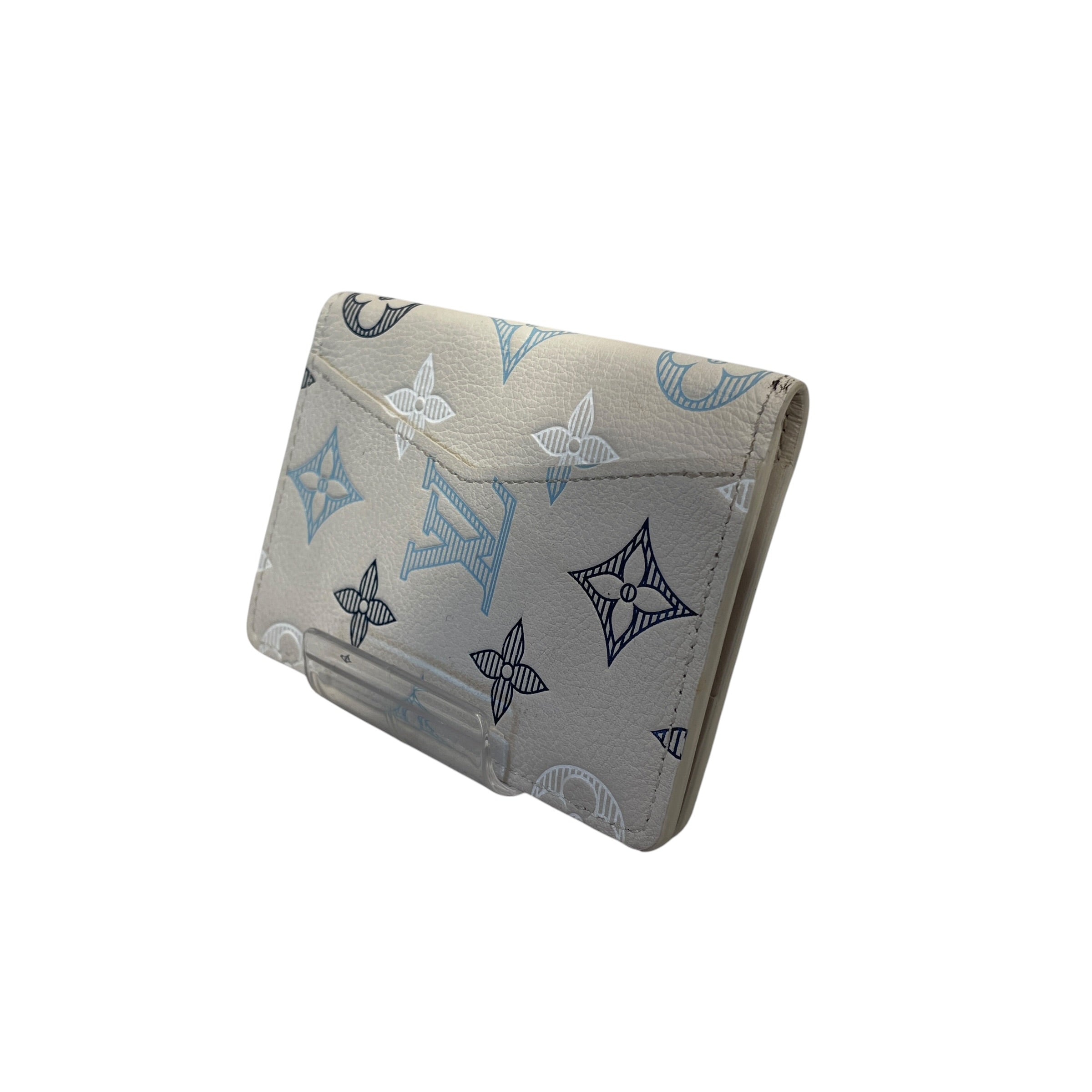 LOUIS VUITTON/Wallet/Leather/WHT/M's/SHADOW MONOGRAM CARDHOLDER view 2