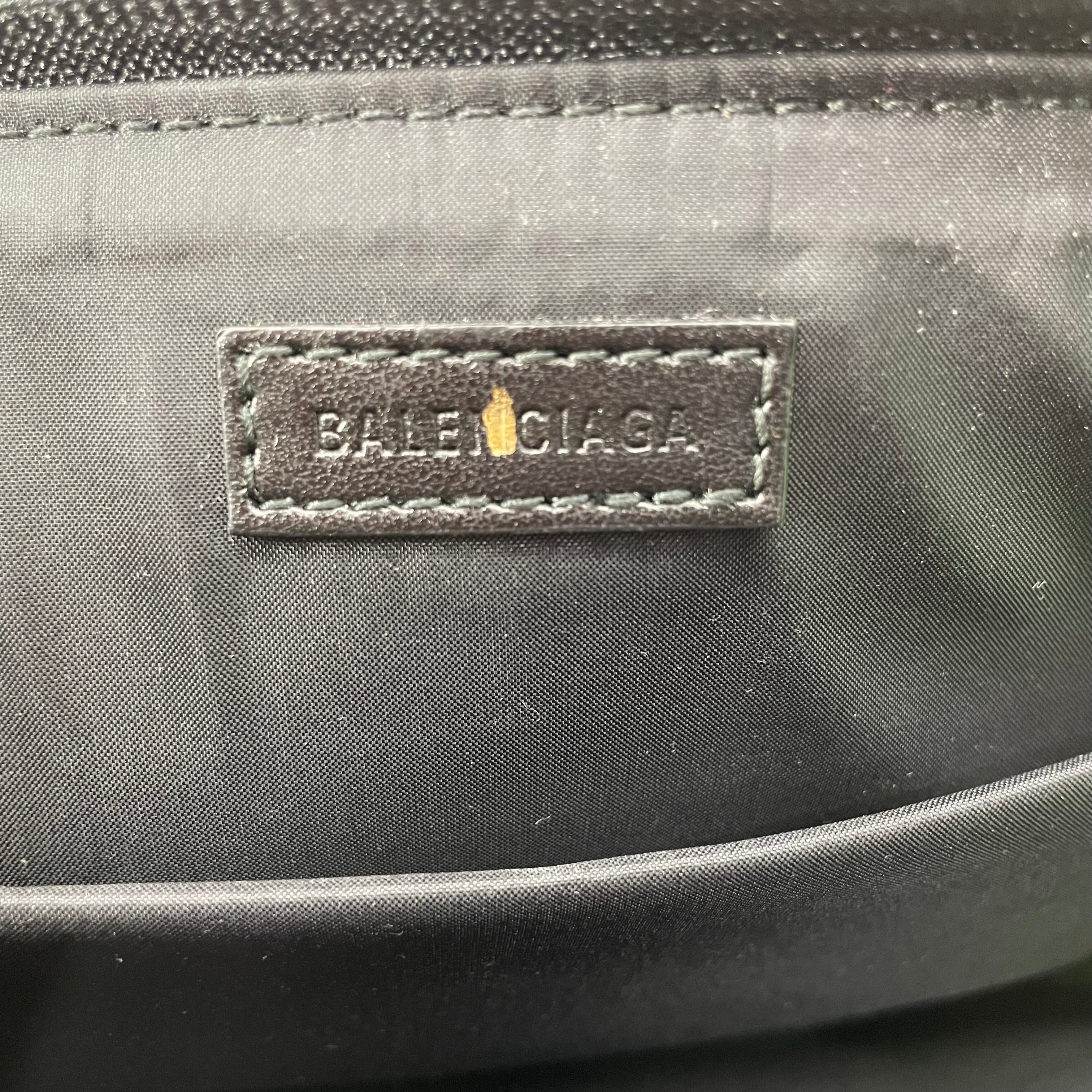 BALENCIAGA/Pouch/Monogram/Cotton/GRN/NEON ZIP view 5