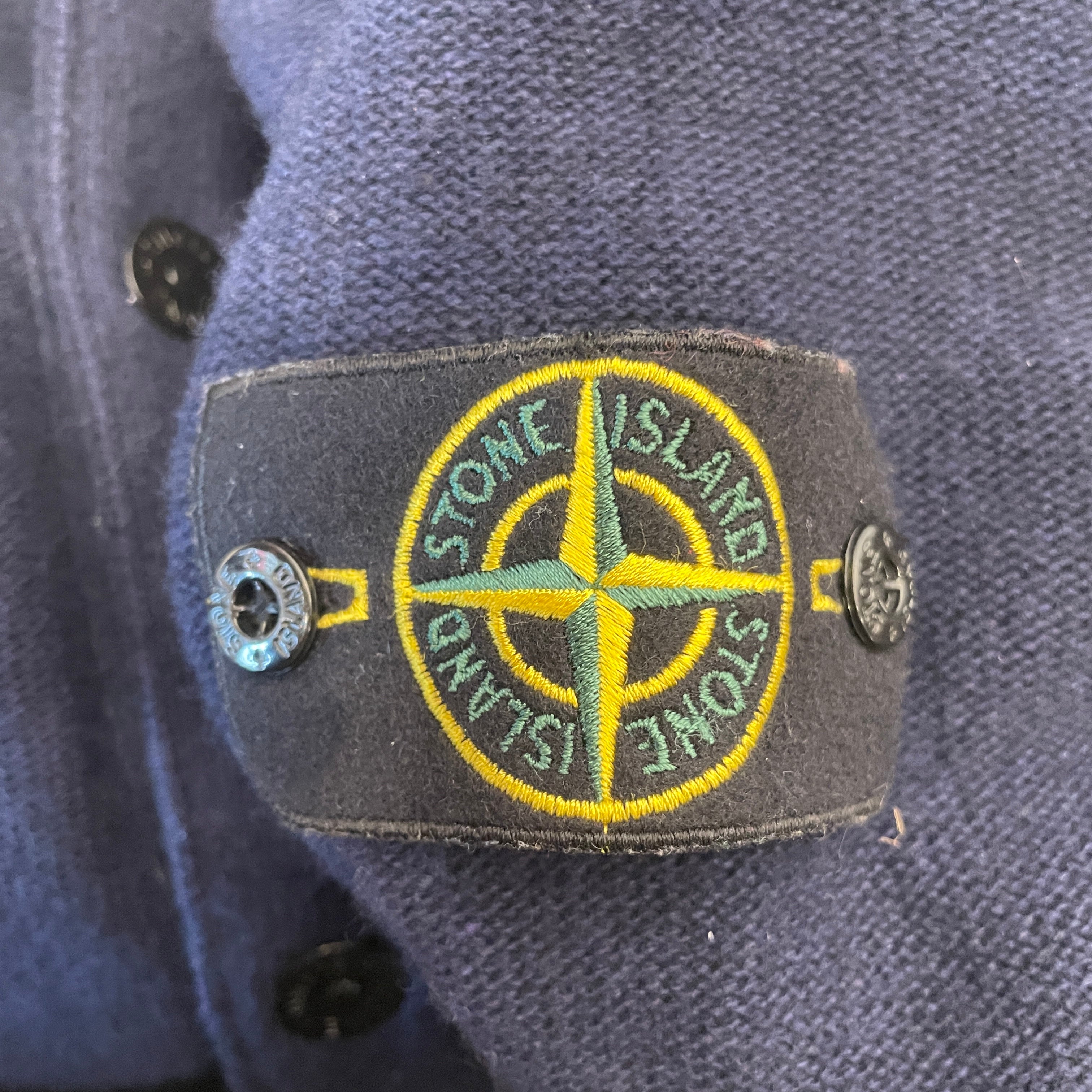 STONE ISLAND/Cardigan/XXL/Wool/NVY/BUTTON UP KNIT view 5