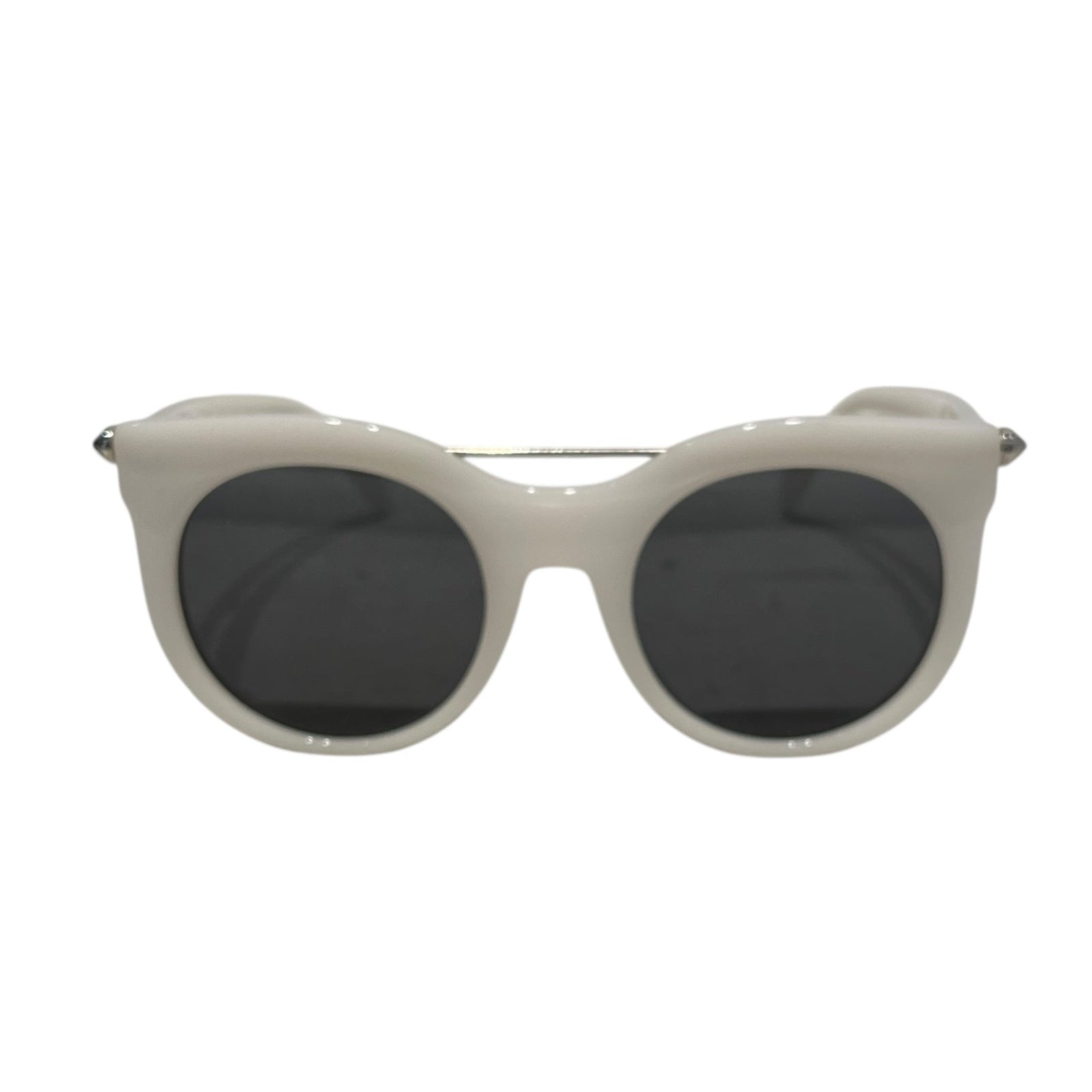 Alexander McQueen/Sunglasses/OS/Celluloid/WHT/Wellington/MCQUEEN WHITE WAYFARER view 1
